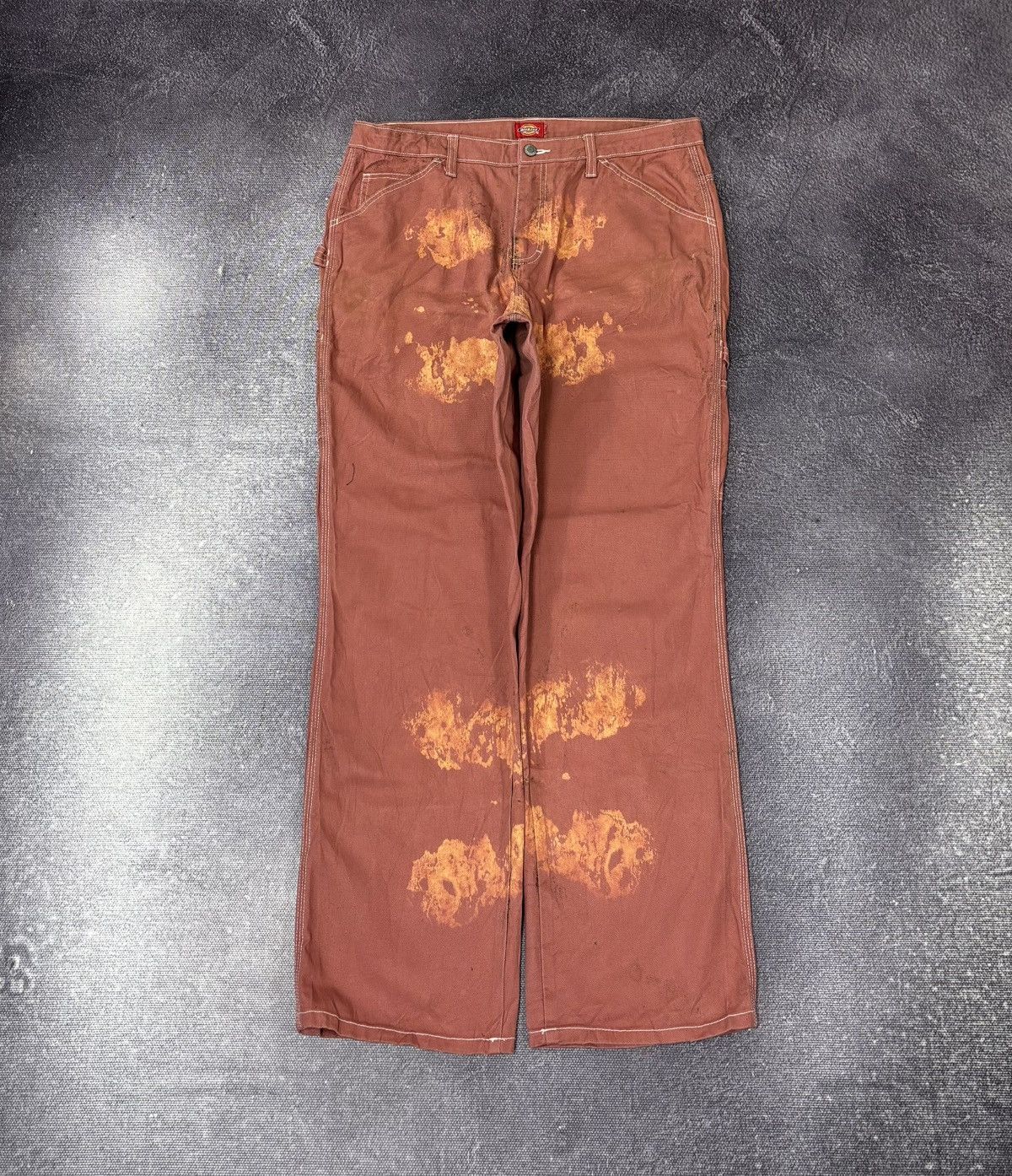 Dickies Vintage Dickies Y2K Fire Custom Hype Skate Baggy Pants Size US 34 / EU 50 - 2 Thumbnail