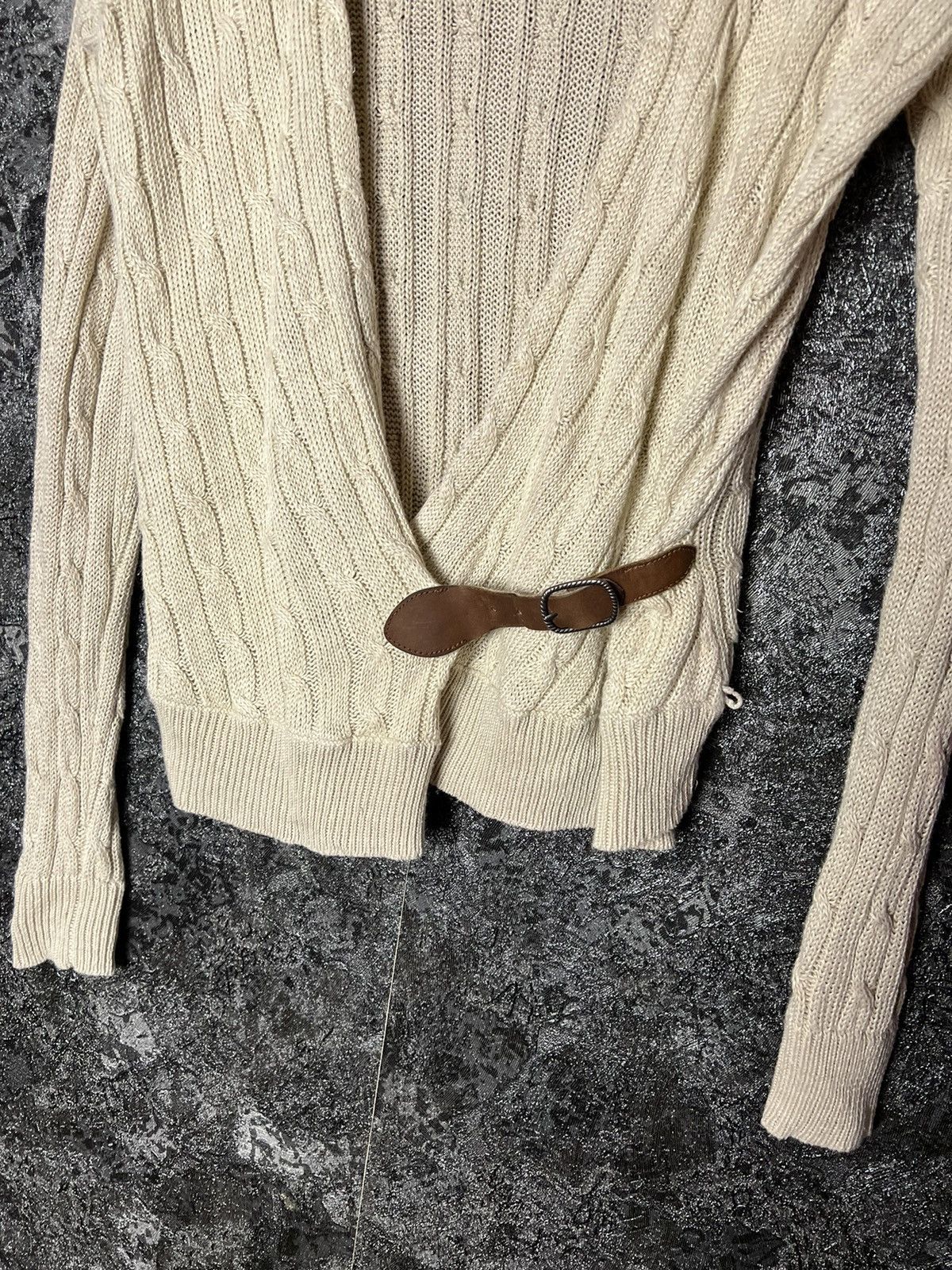 Polo Ralph Lauren × Ralph Lauren × Vintage Vintage Ralph Lauren Knitted Clasp Cardigan Sweater Size S Size S / US 4 / IT 40 - 2 Thumbnail