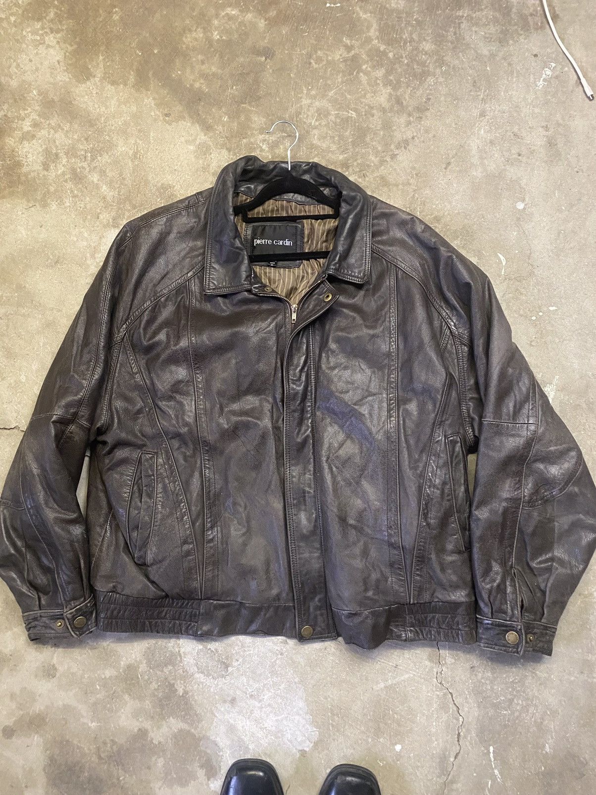 Other Leather bomber jacket paired with free Burberry scarf Size US XL / EU 56 / 4 - 2 Thumbnail