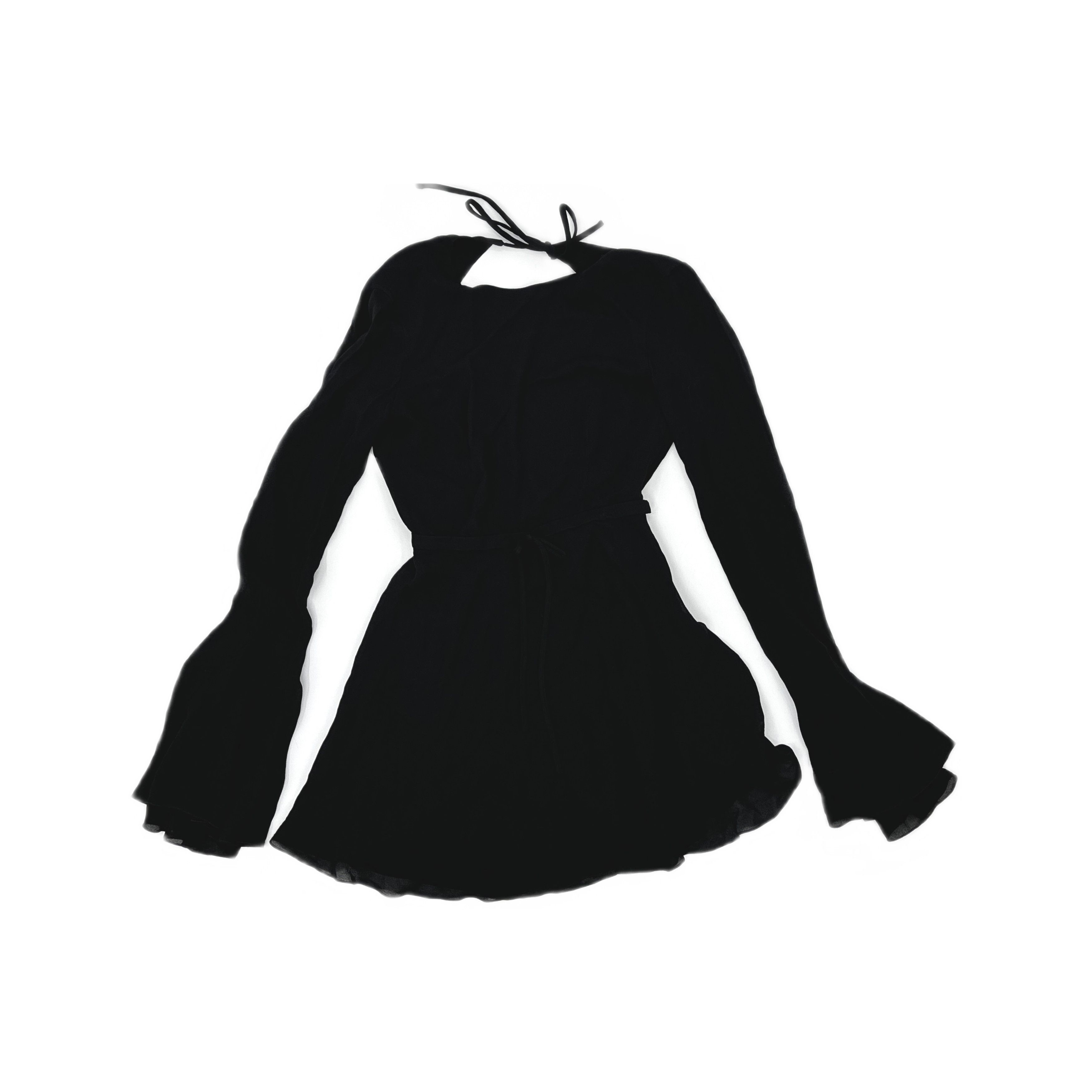 Saint Laurent Paris Saint Laurent Long Sleeve Mini Dress Size FR 36 Size XS / US 0-2 / IT 36-38 - 1 Thumbnail