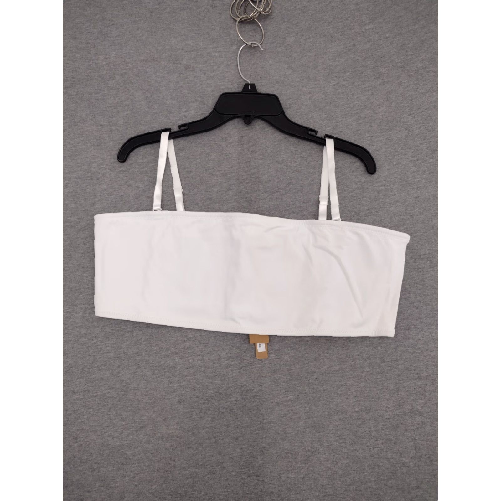 SKIMS SKIMS Bandeau Swim Bikini Top Boning Color Marble Size 4XL SW-BND-0115 Top Womens Plus Beach 4XL Marble Spaghetti Adjustable Strap Toggle Boning Size XXL / US 16-18 / IT 52-54 - 2 Thumbnail