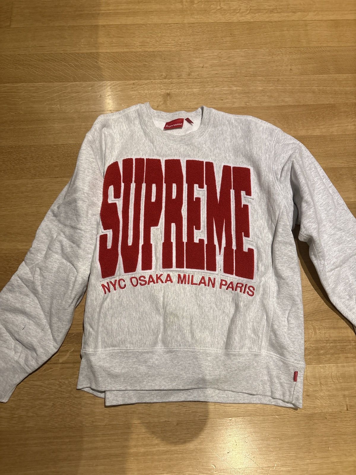 Supreme Cities Arc Crewneck | Grailed