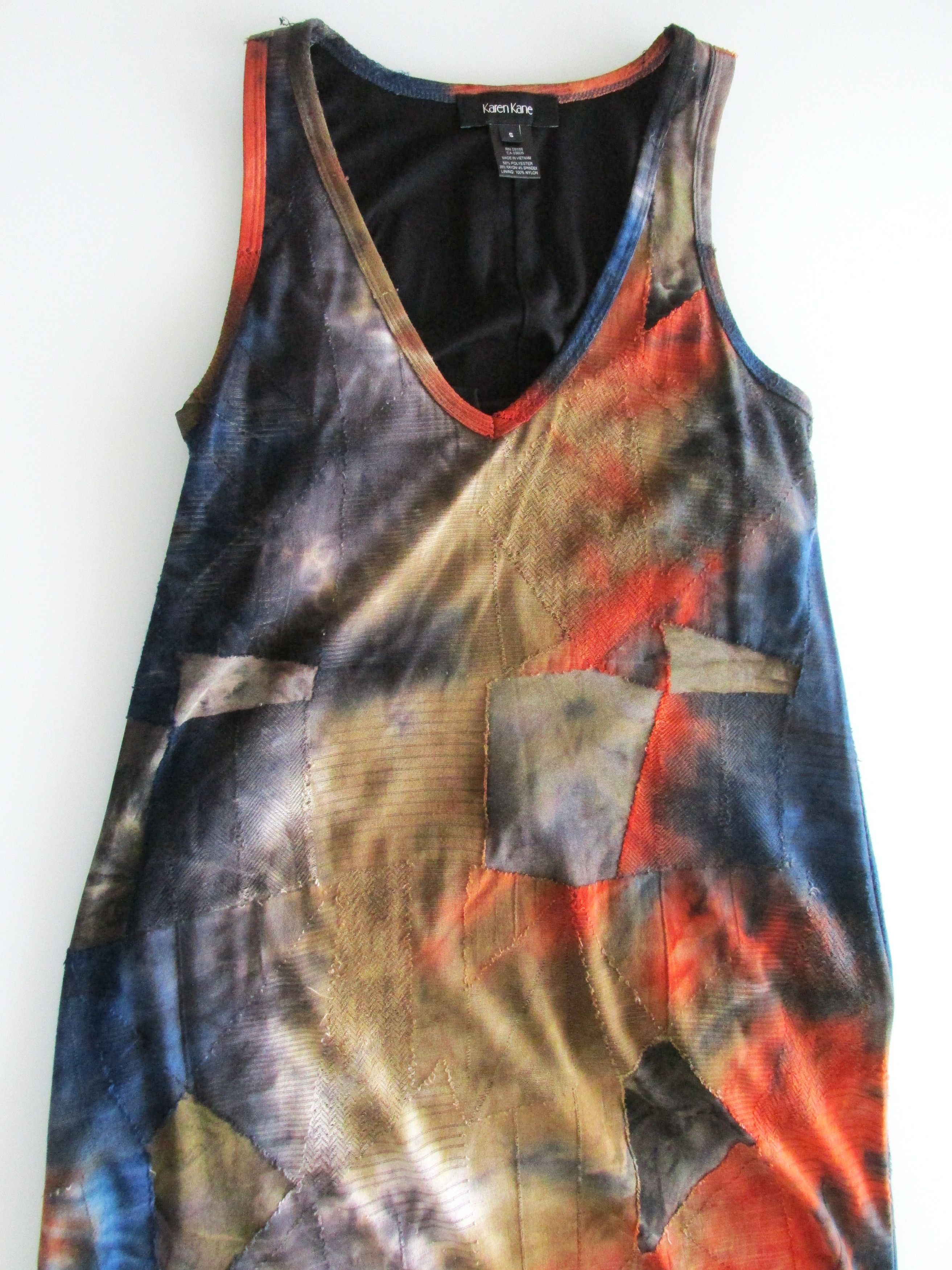 Other Karen Kane Tie Dye Knit Patchwork Maxi Dress Size Small Size S / US 4 / IT 40 - 4 Thumbnail