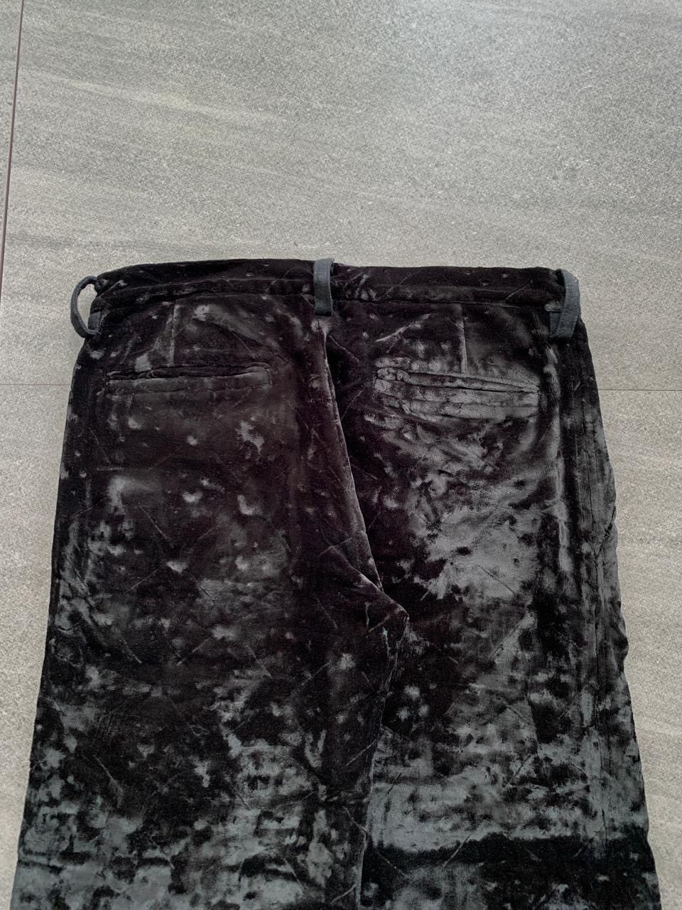 Yohji Yamamoto Velvet Patterned Trousers Size US 29 - 5 Thumbnail