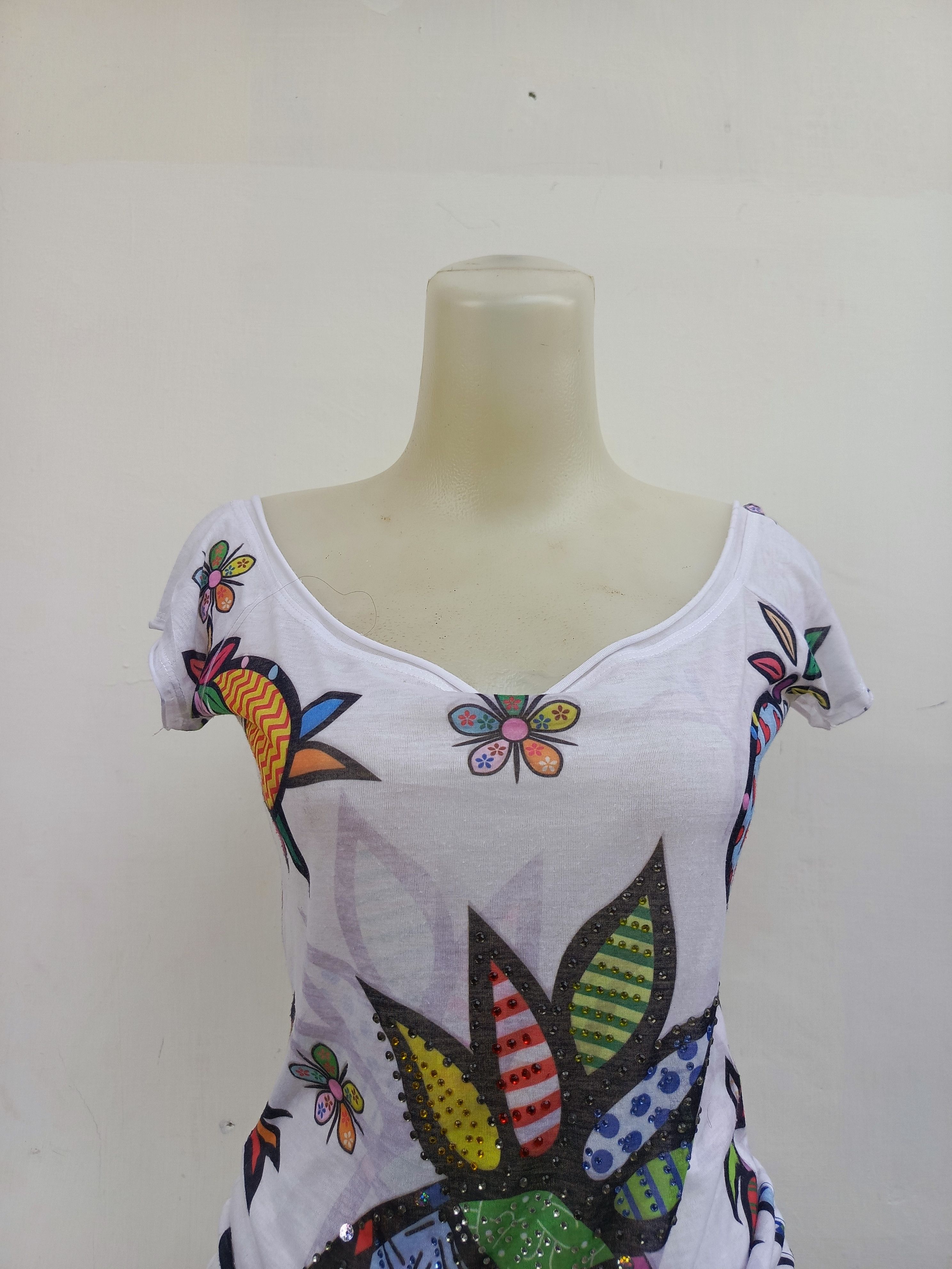 American Retro Retro Apparel Pineapple Scoop Tank Tropical Graphic Tee Size M / US 6-8 / IT 42-44 - 2 Thumbnail