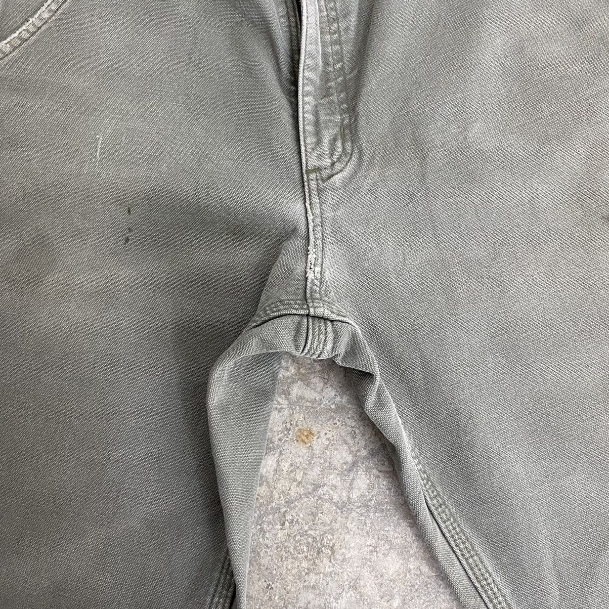 Carhartt VTG Carhartt Blanket Lined Moss Green Carpenter Pants Size US 33 - 13 Thumbnail