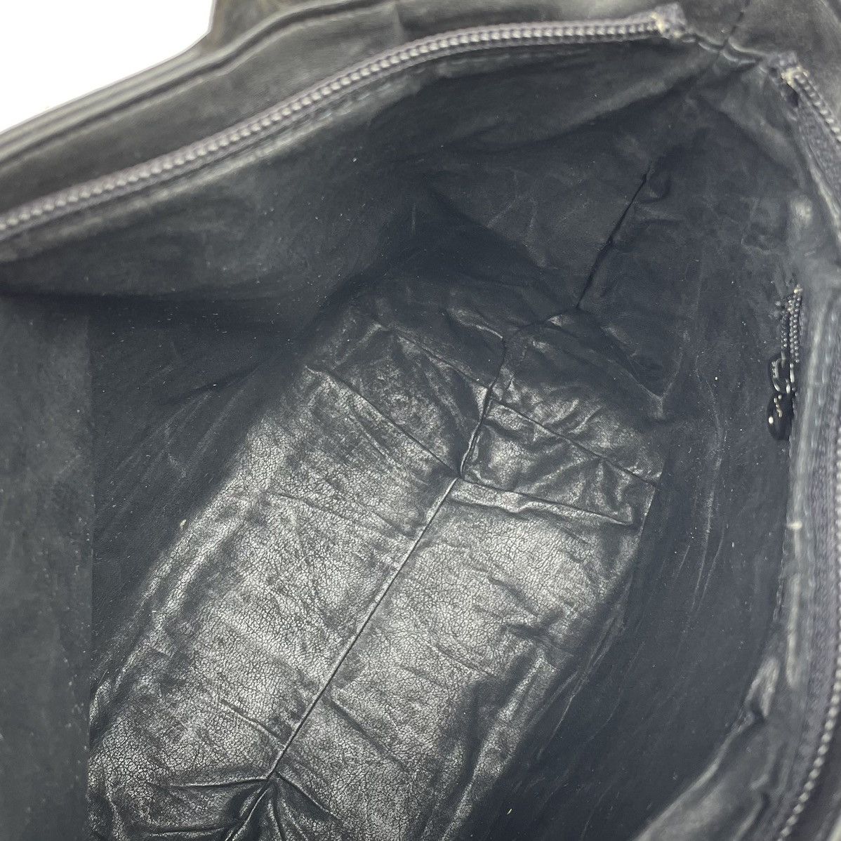 Leather × Vintage Roseate Black Leather Tote Size ONE SIZE - 7 Thumbnail