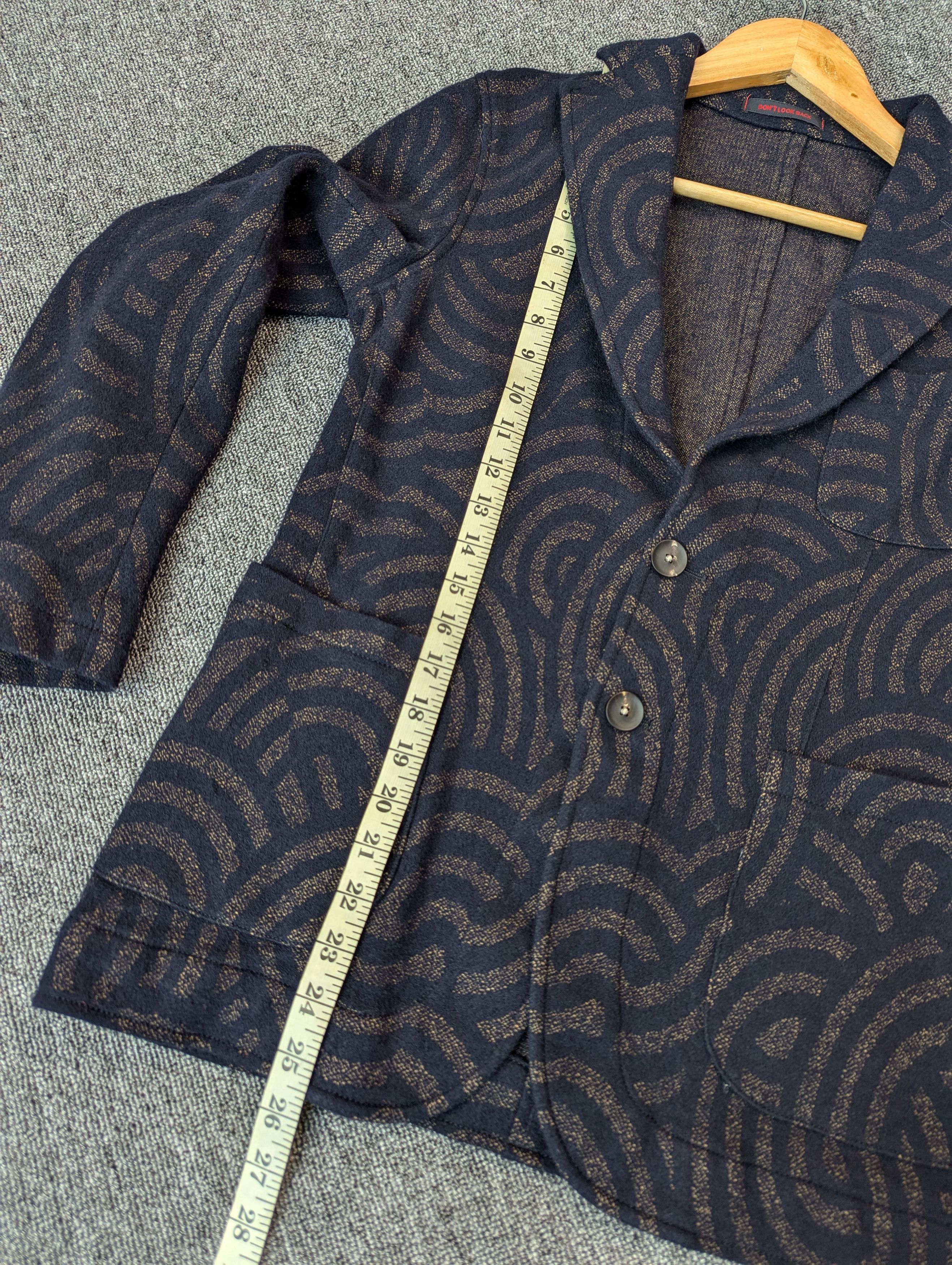 Designer × THE GIGI Vintage The GiGi Patterned Style Blazer Jacket Size 48 Size XL / US 12-14 / IT 48-50 - 13 Thumbnail