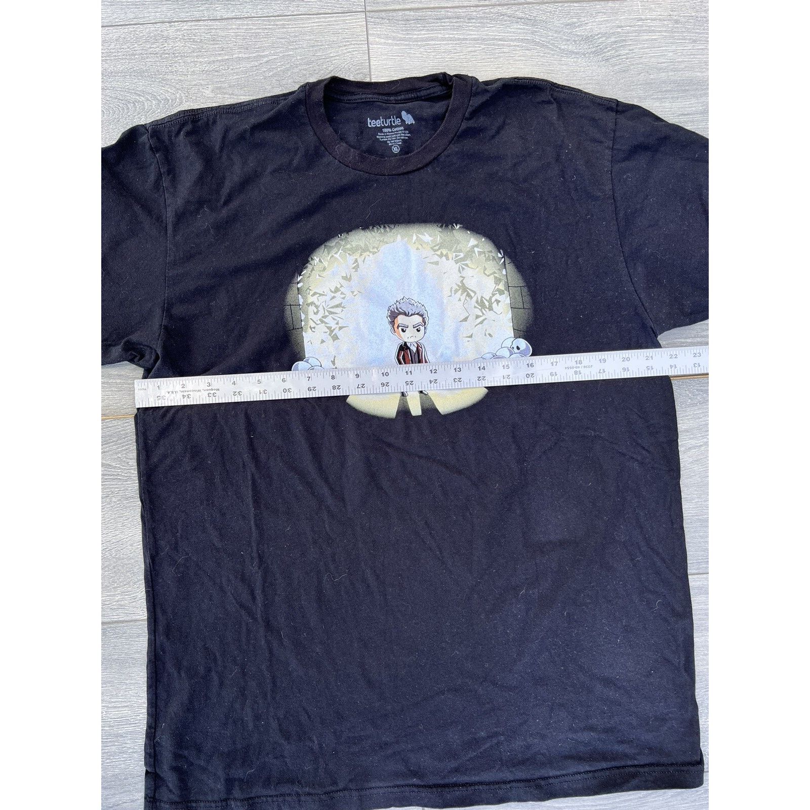 Teefury Teeturtle tee 100% cotton size XL black t shirt A000182 Size US XL / EU 56 / 4 - 4 Thumbnail