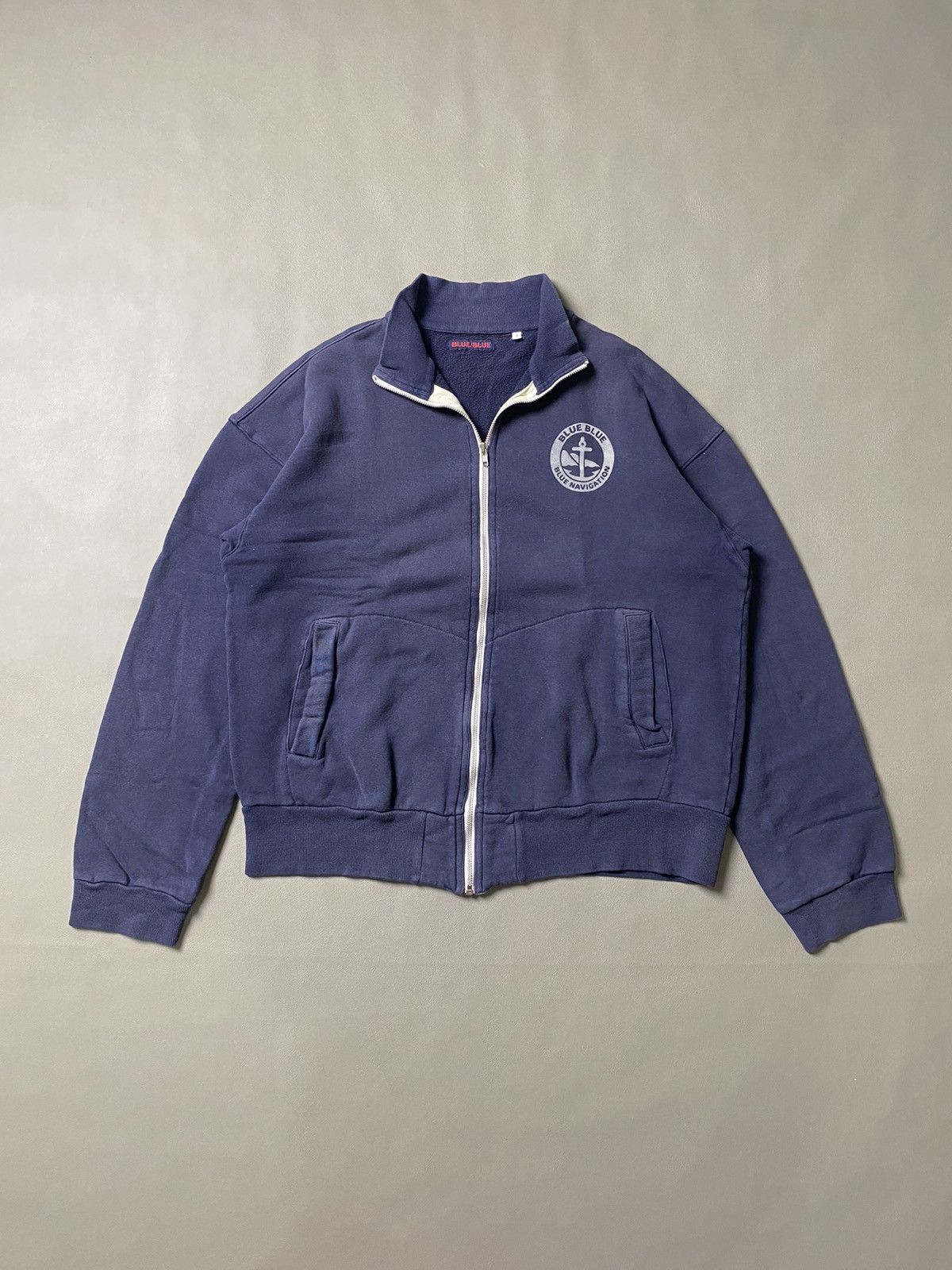 Blue Blue Japan × Japanese Brand × Kapital Vintage Blue Blue Japan Zip Jacket Size US L / EU 52-54 / 3 - 1 Thumbnail