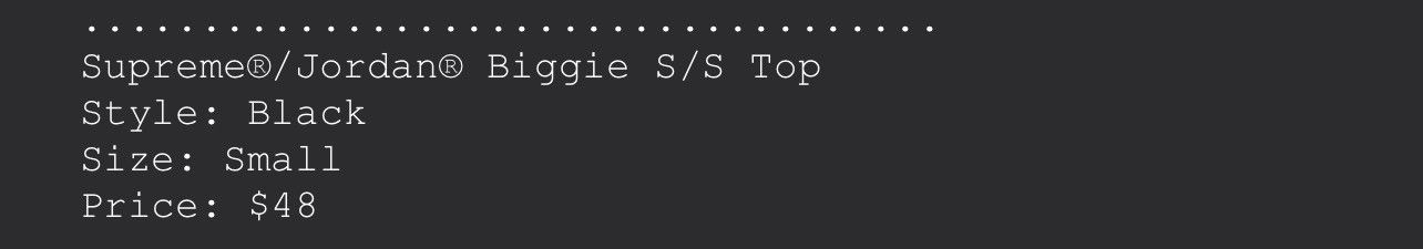 Supreme Supreme x Jordan Biggie Top Size US S / EU 44-46 / 1 - 2 Thumbnail