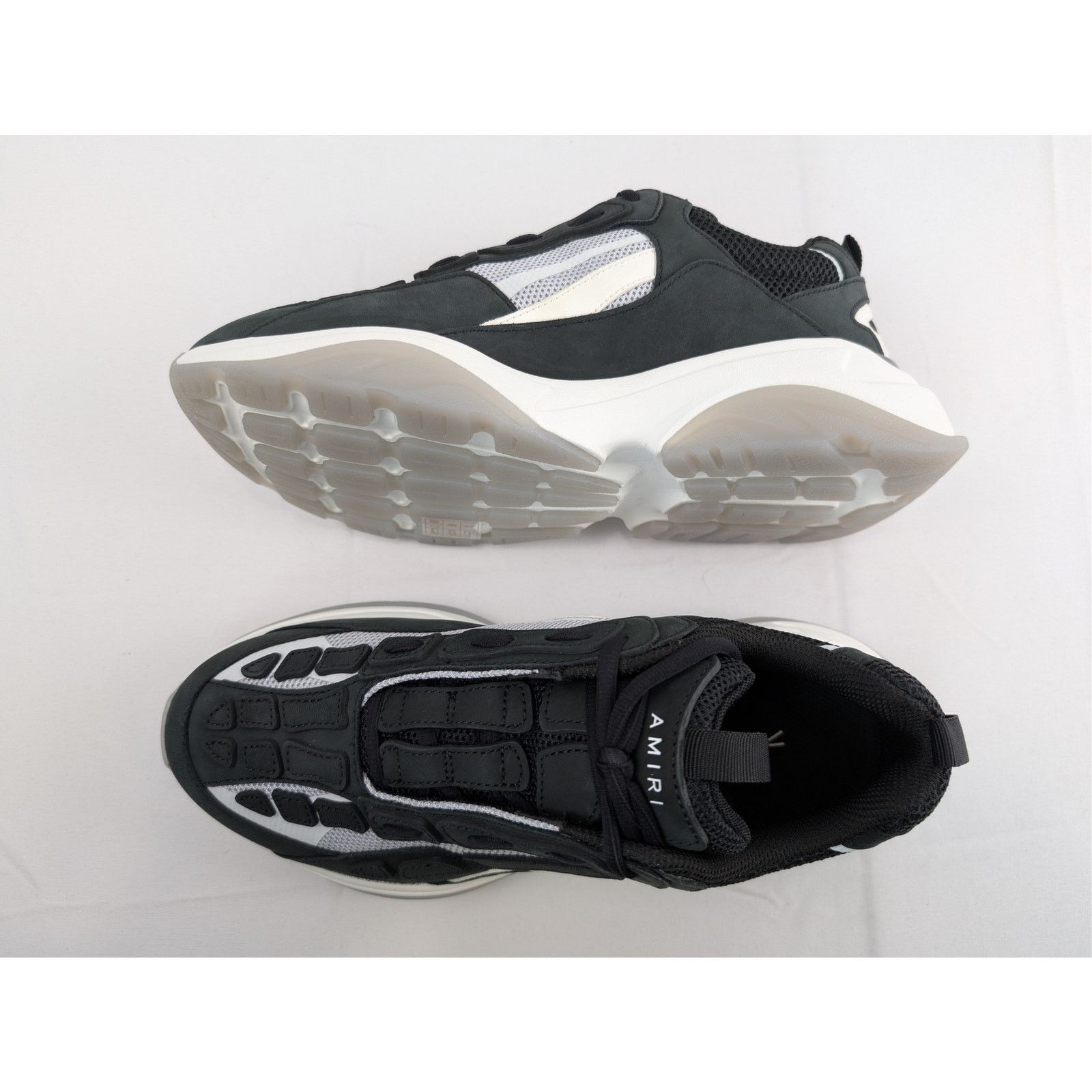 Amiri o1rshd1 Bone Runners in Black Size US 8 / EU 41 - 1 Thumbnail
