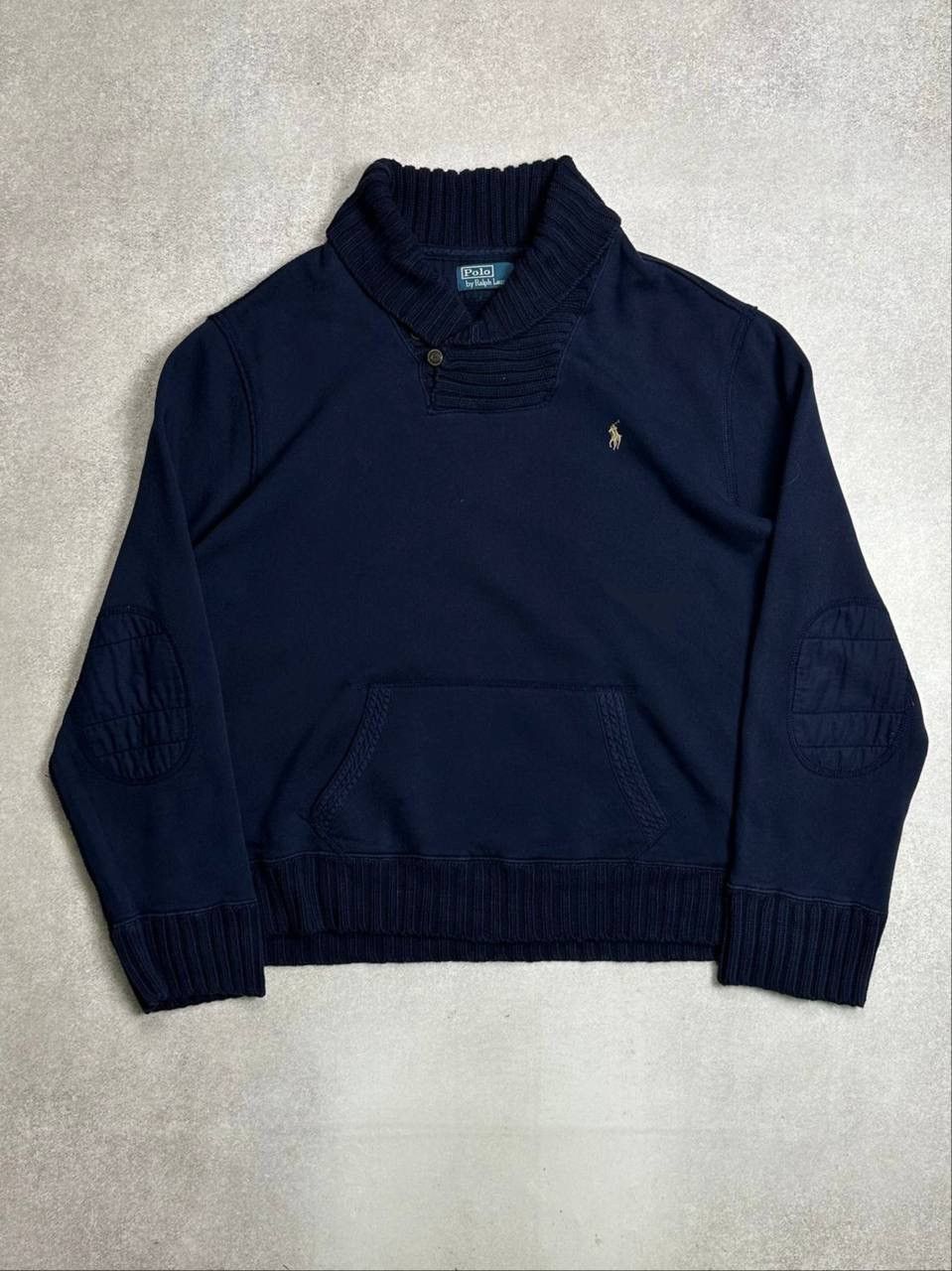 Polo Ralph Lauren Vintage Polo Ralph Lauren RRL High Colar Blue Sweater Rare Size US XL / EU 56 / 4 - 1 Thumbnail