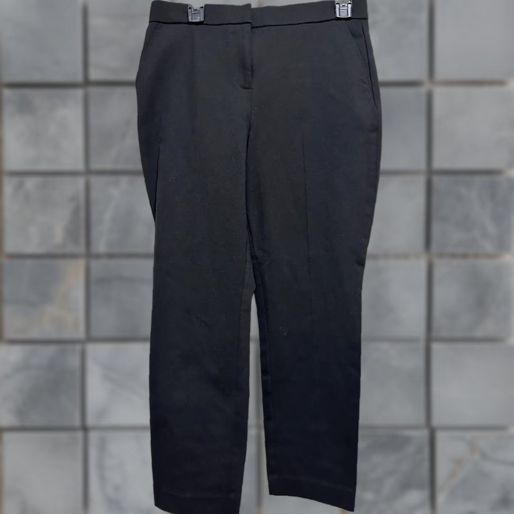 Banana Republic Banana Republic Pants Women 8 Black Ponte Knit Stretch Work Dress Slacks Size 30" / US 8 / IT 44 - 1 Thumbnail