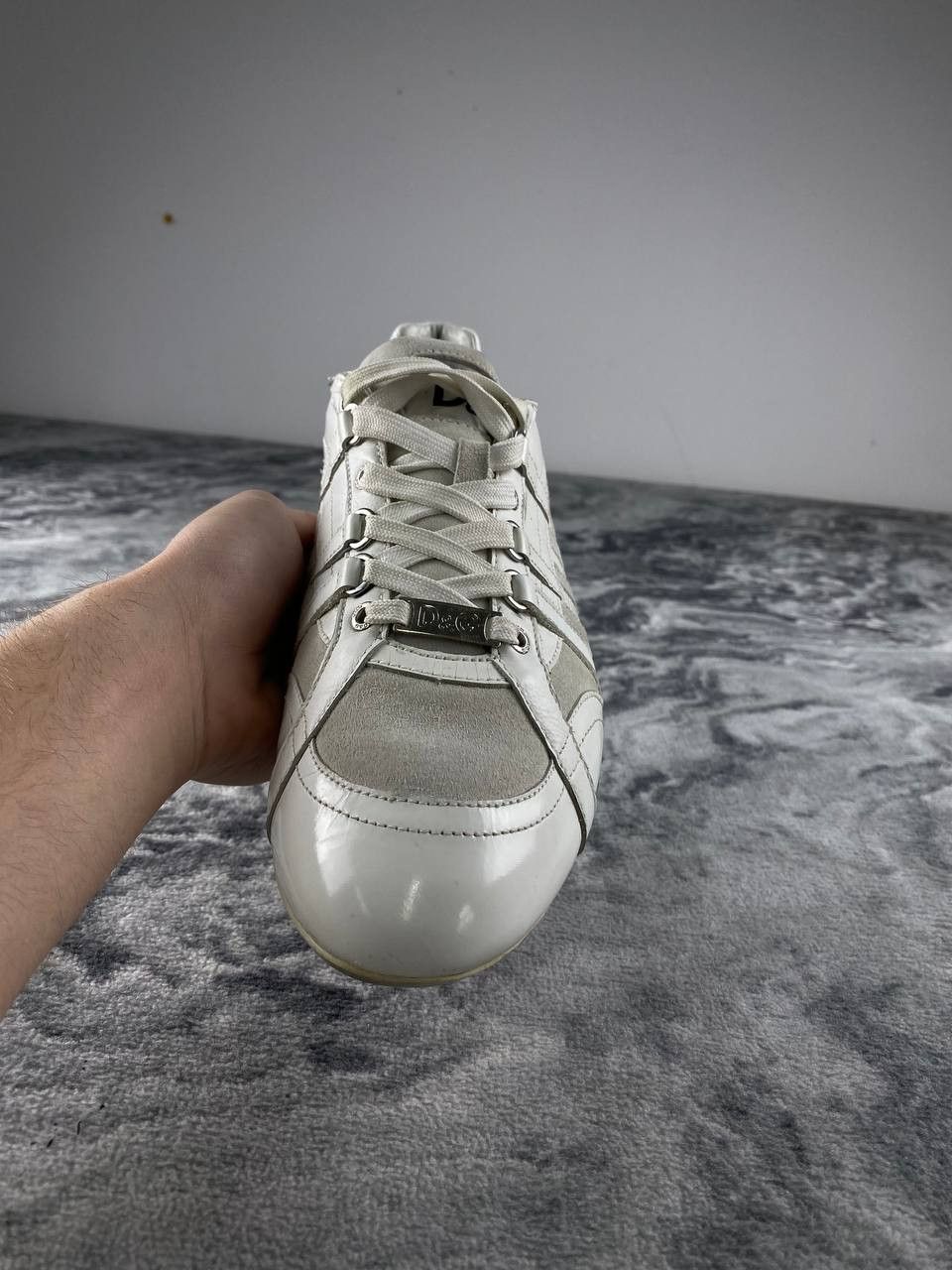 Dolce & Gabbana Vintage Dolce & Gabbana Patent Leather Sneakers Men Size US 8.5 / EU 41-42 - 10 Thumbnail