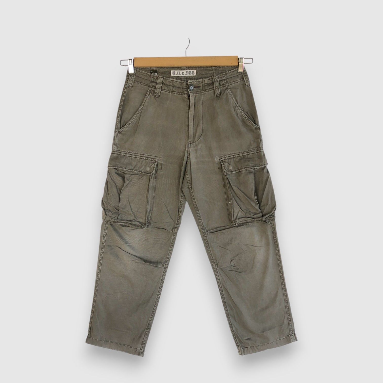 Japanese Brand Vintage Japanese Cargo Pants Multi Pocket Bondage Trousers Size 28" / US 6 / IT 42 - 1 Thumbnail