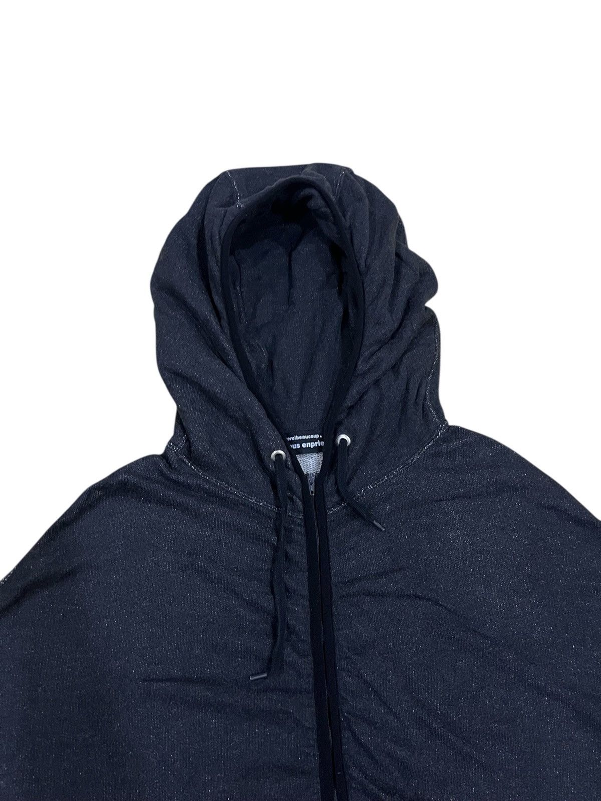 Issey Miyake Mercibeaucoup by issey miyake poncho style hoodie black Size L / US 10 / IT 46 - 5 Thumbnail