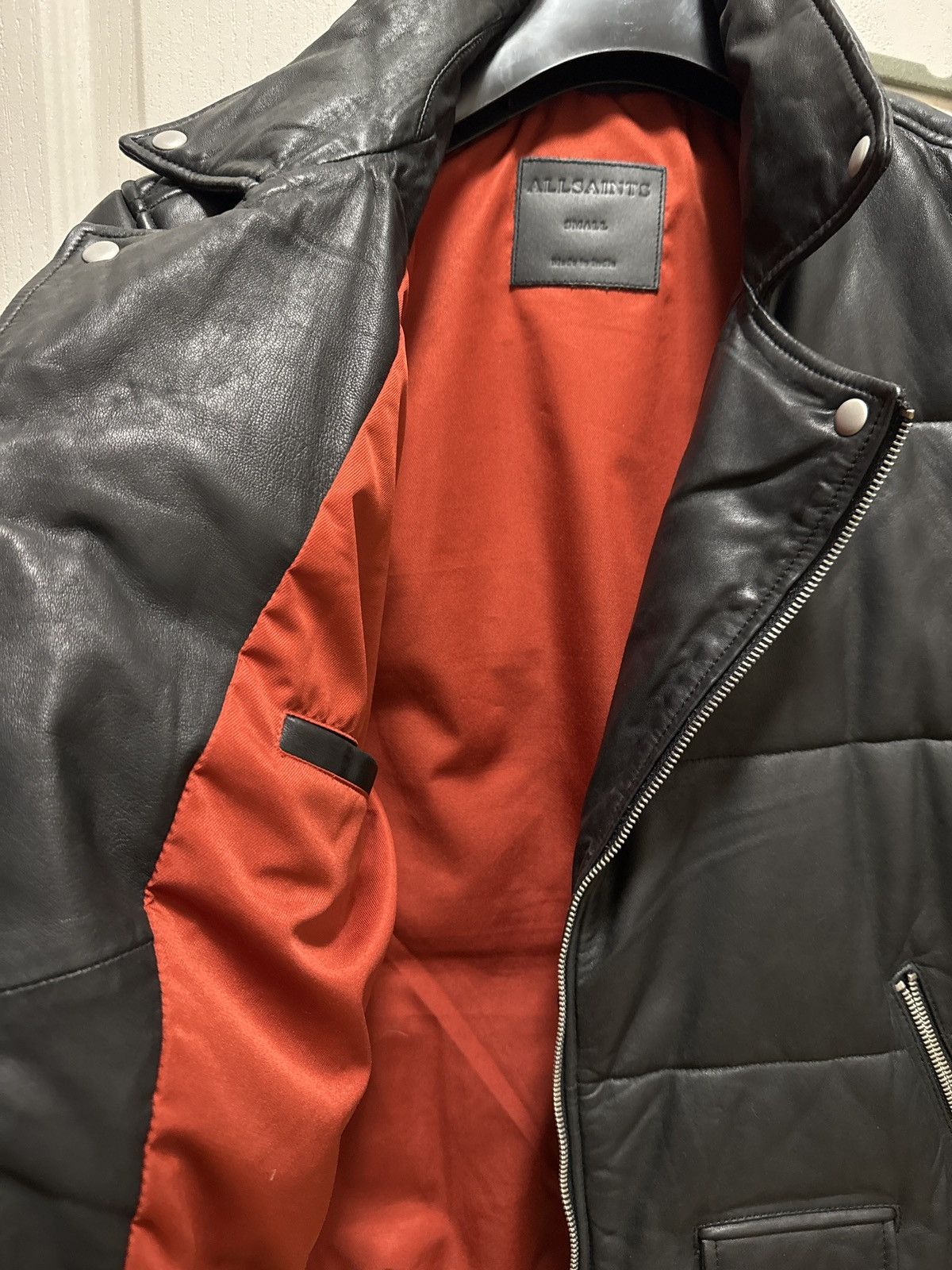 Allsaints Black ALLSAINTS Leather Jacket Size US S / EU 44-46 / 1 - 4 Thumbnail