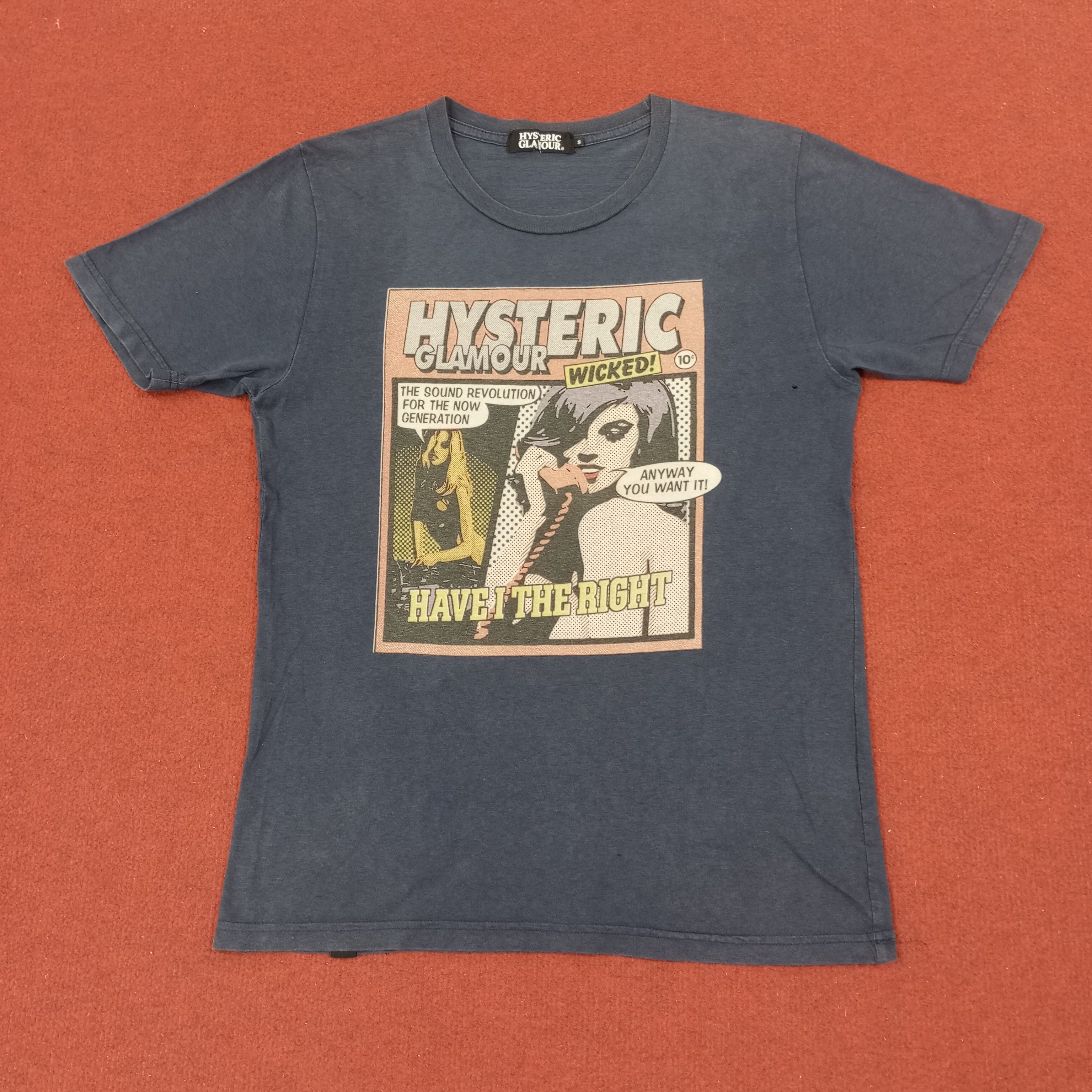 Hysteric Glamour Hysteric Glamour Japanese Brand Tshirt Size US S / EU 44-46 / 1 - 1 Thumbnail