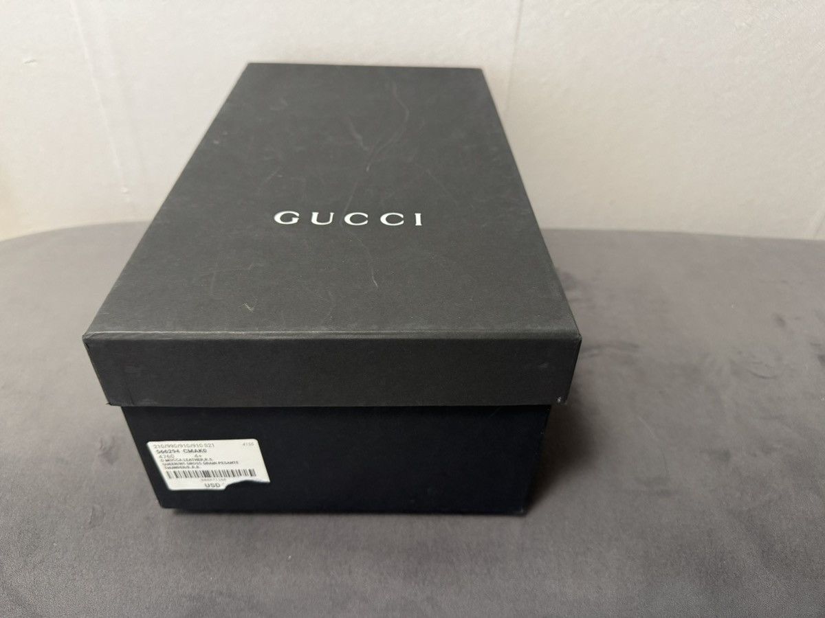 Gucci New Gucci Web Trim Loafer Blue Suede Driver Shoes Sz G5 . Size US 5.5 / EU 38 - 7 Thumbnail