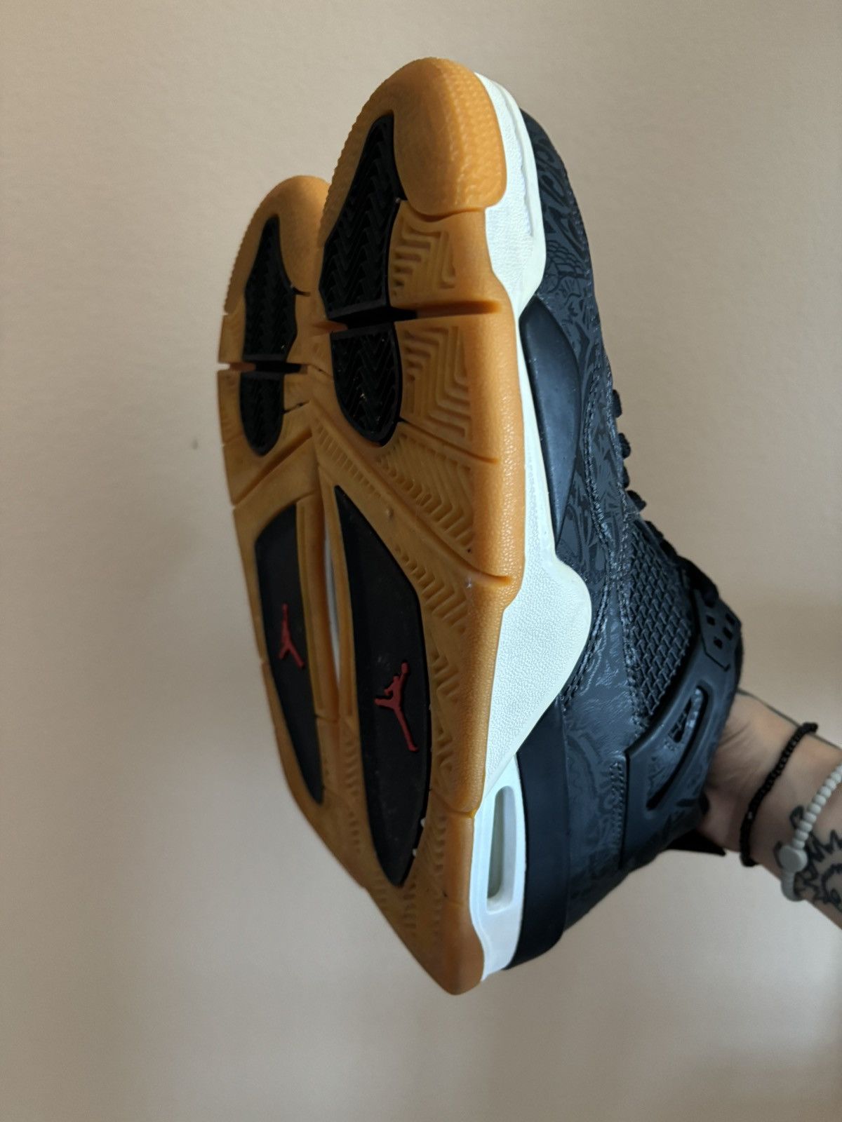 Jordan Brand Air Jordan 4 Retro GS 'Laser' Size US 6.5 / EU 39-40 - 5 Thumbnail