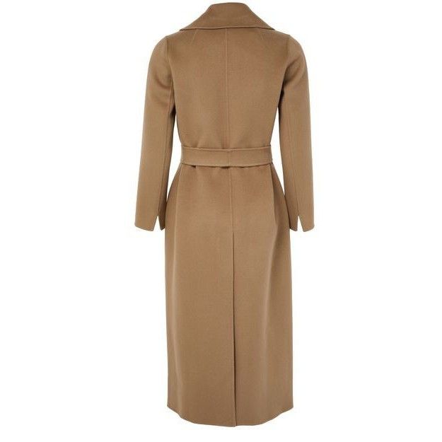 Max Mara MAX MARA Poldo Belted Brown Wool Long Coat New & Authentic ( Size XS / US 0-2 / IT 36-38 - 2 Thumbnail
