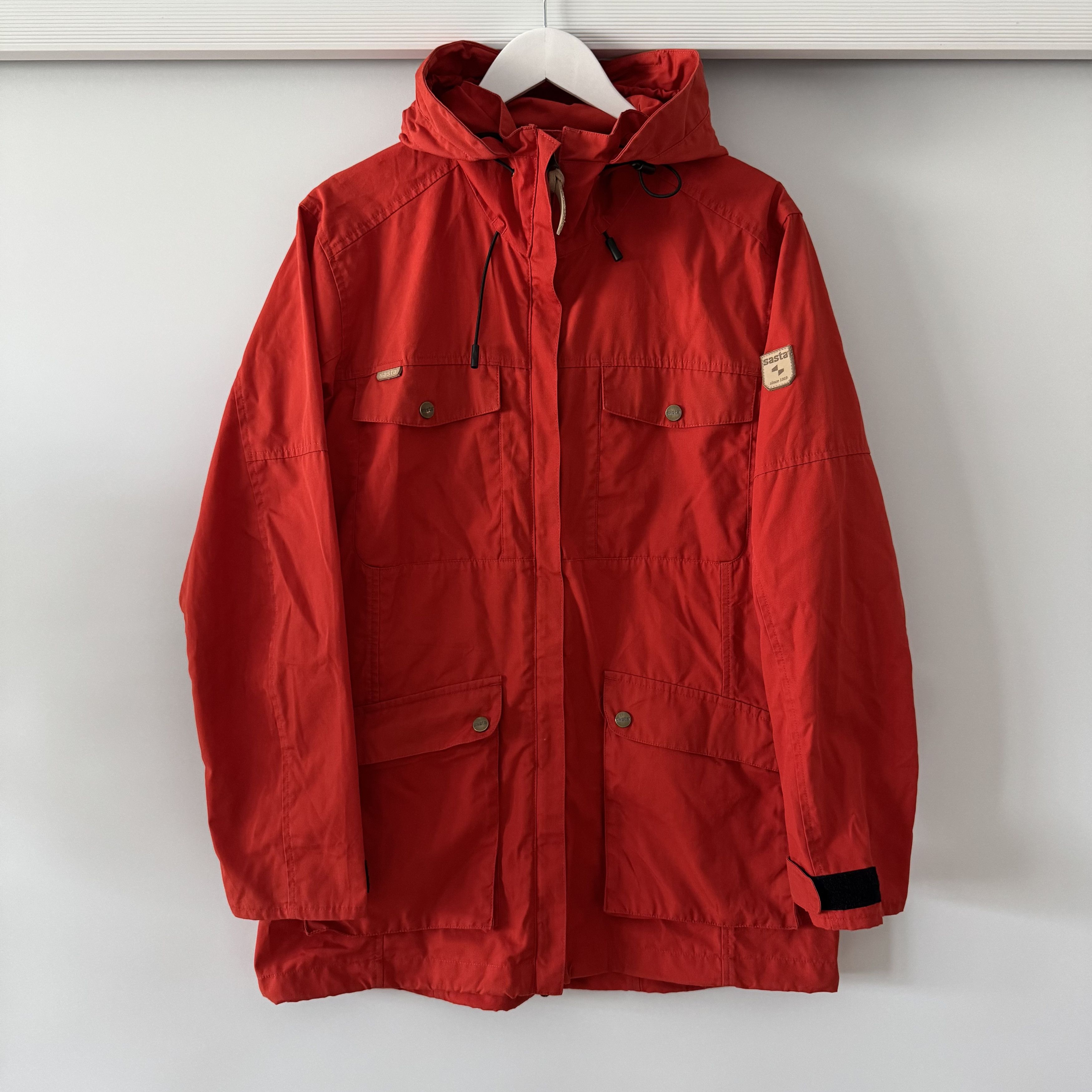 Arc'teryx Women's Sasta Sweden Outdoor Red/Orange Hooded Jacket Size M / US 6-8 / IT 42-44 - 1 Thumbnail