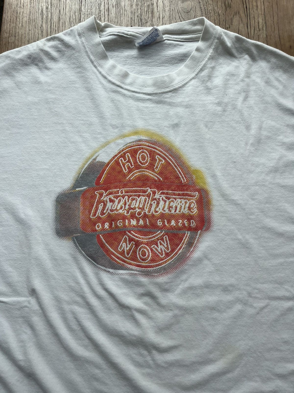 Junk Food × Vintage Vintage Krispy Kreme Original Glazed 00’s Tshirt Size US L / EU 52-54 / 3 - 3 Thumbnail