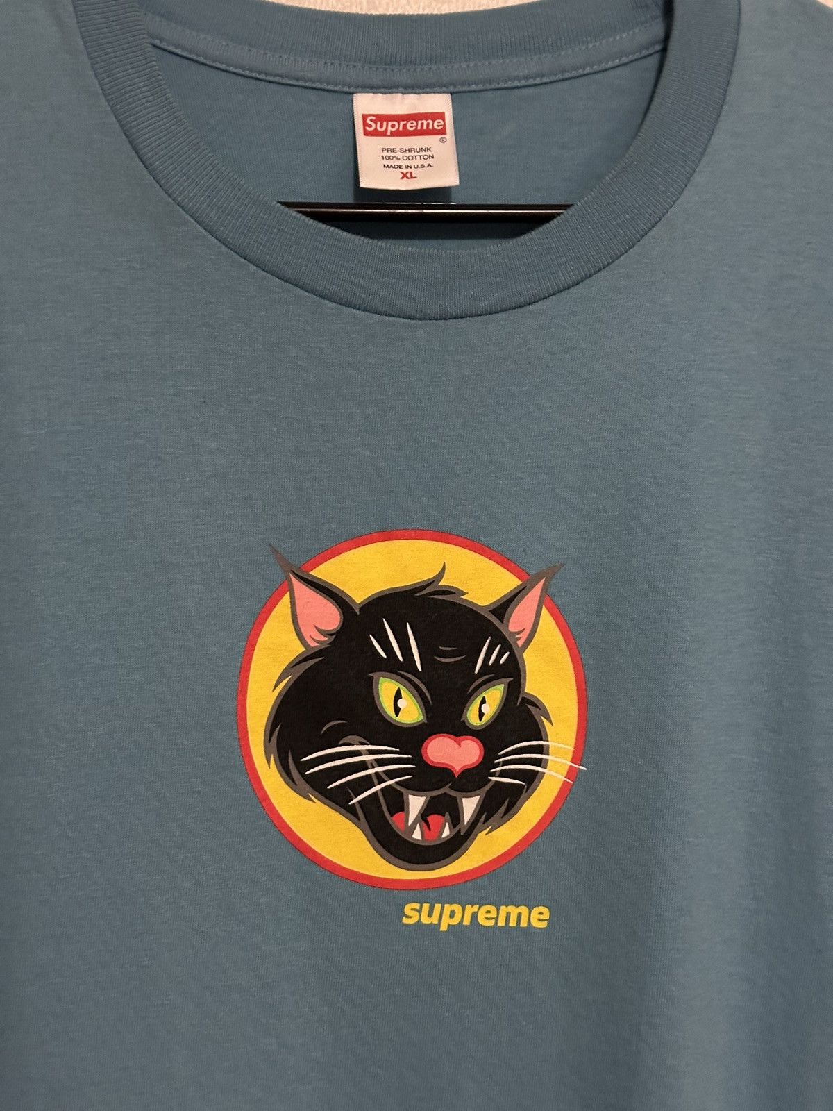 Supreme Supreme Black Cat Tee Size US XL / EU 56 / 4 - 2 Thumbnail