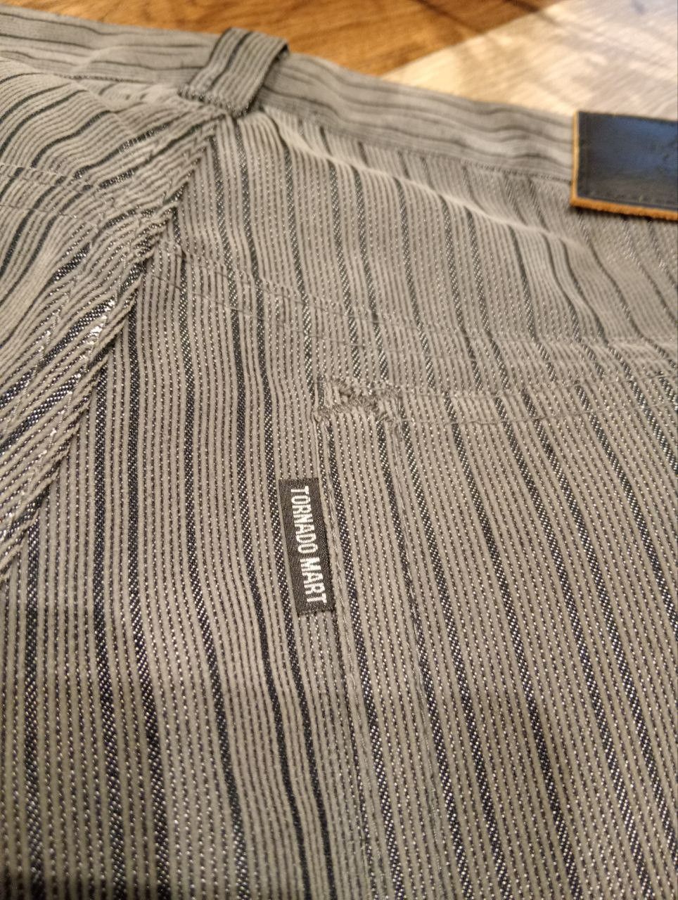 Tornado Mart VINTAGE TORNADO MART STRIPED FLARE PANTS - SIZE L Size US 34 / EU 50 - 13 Thumbnail
