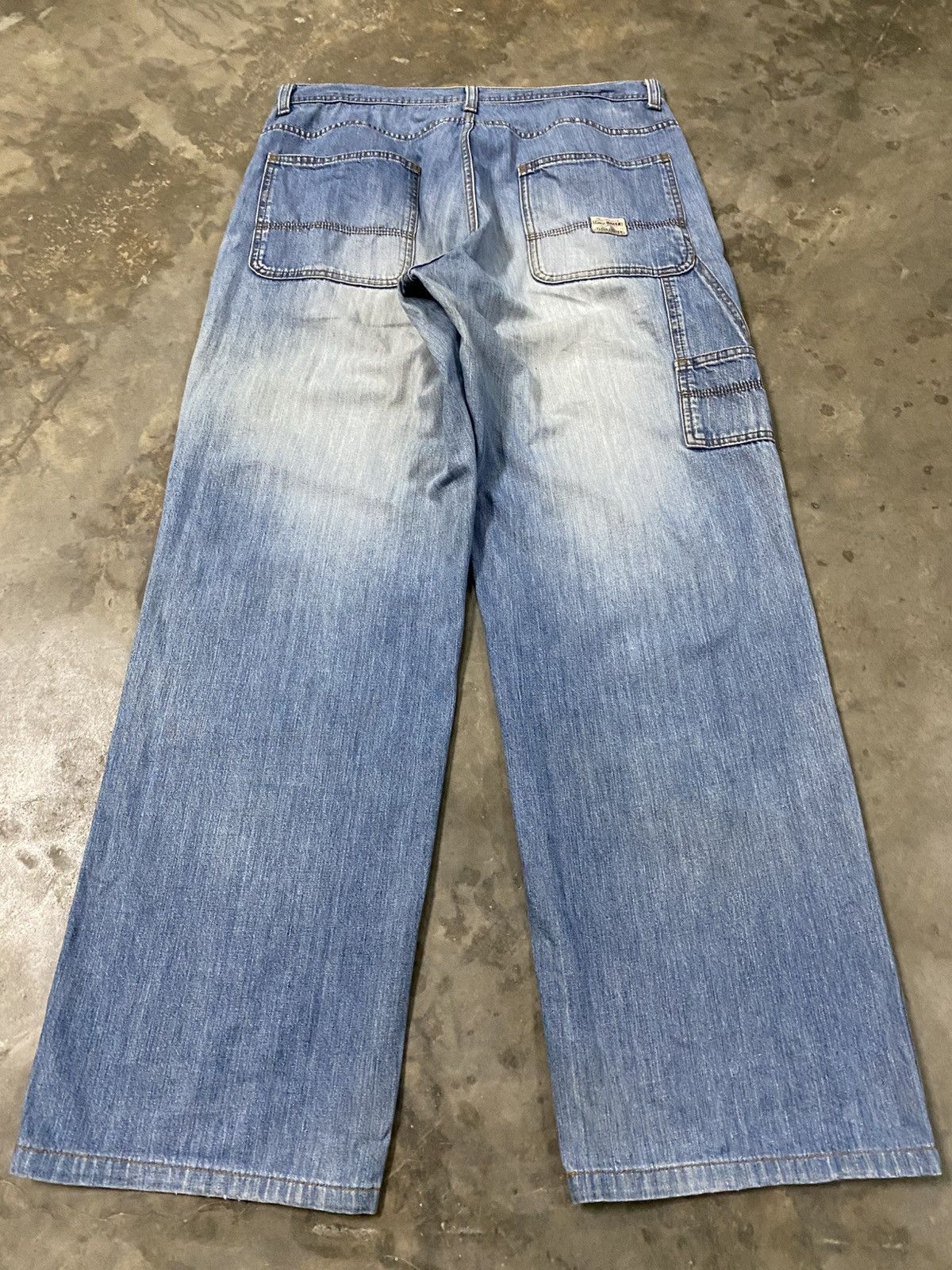 Eddie Bauer × JNCO × Vintage Vintage 90s Eddie Bauer Baggy Jeans p192 Size US 33 - 2 Thumbnail