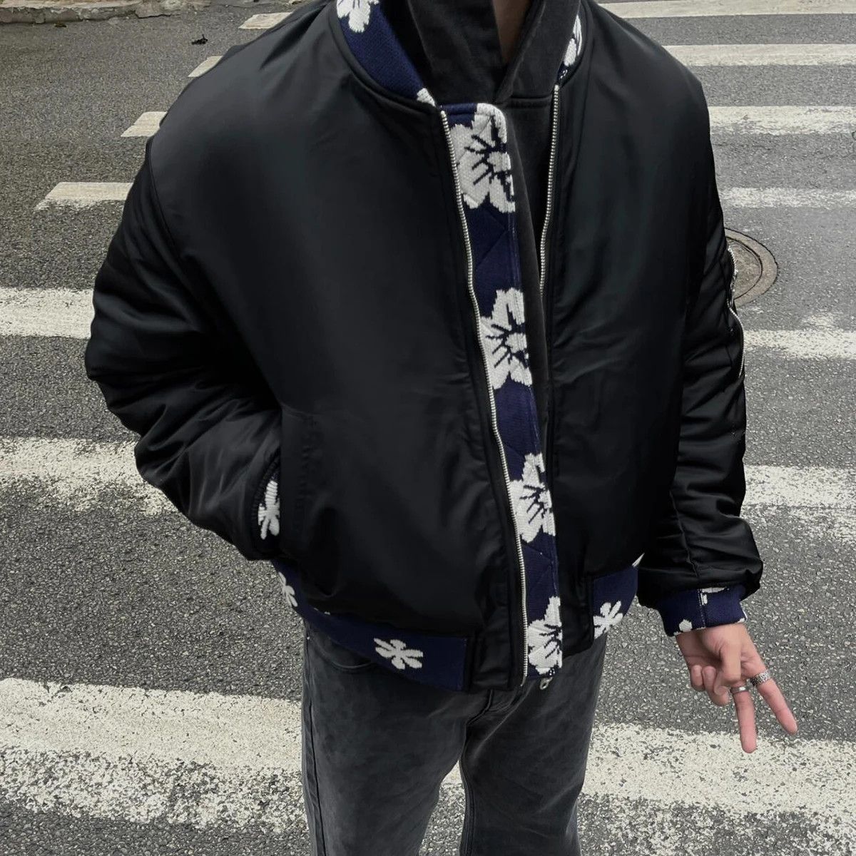 Japanese Brand × Vintage Flora Patchwork Cleanfit Jacquard Jacket Size US L / EU 52-54 / 3 - 1 Thumbnail