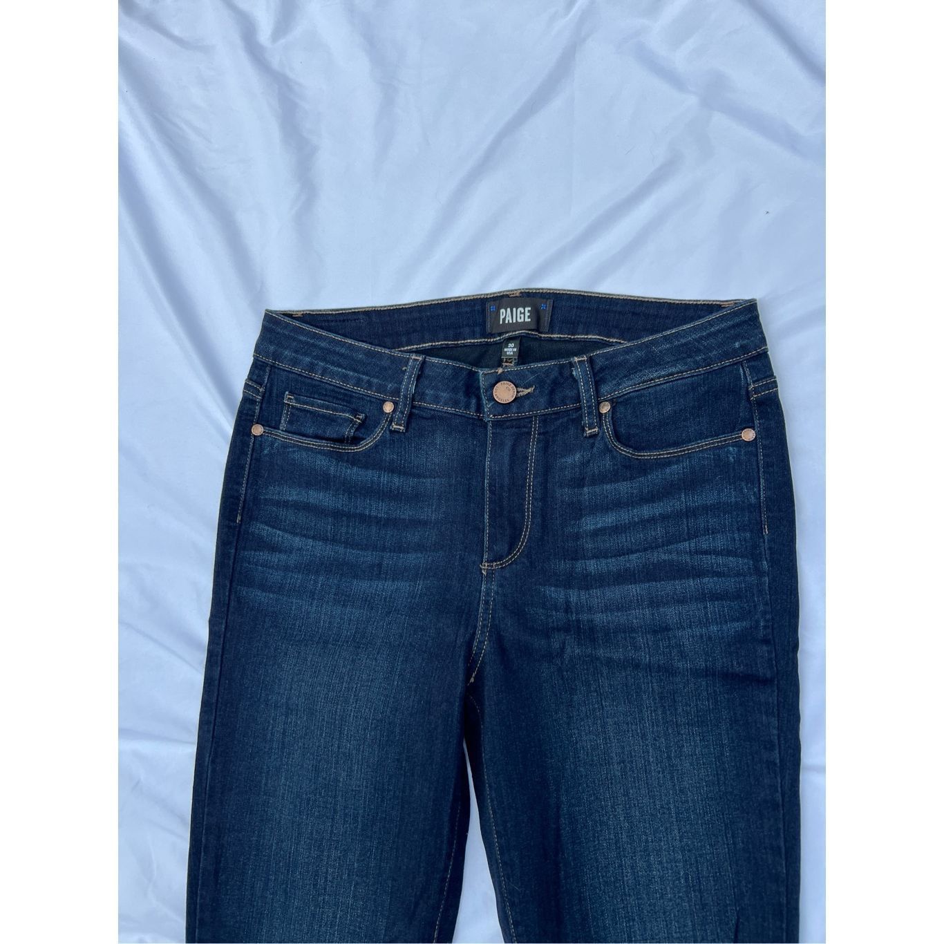 Paige Paige Verdugo Ankle Blue Jeans Woman’s Size 30 Size 30" / US 8 / IT 44 - 3 Thumbnail