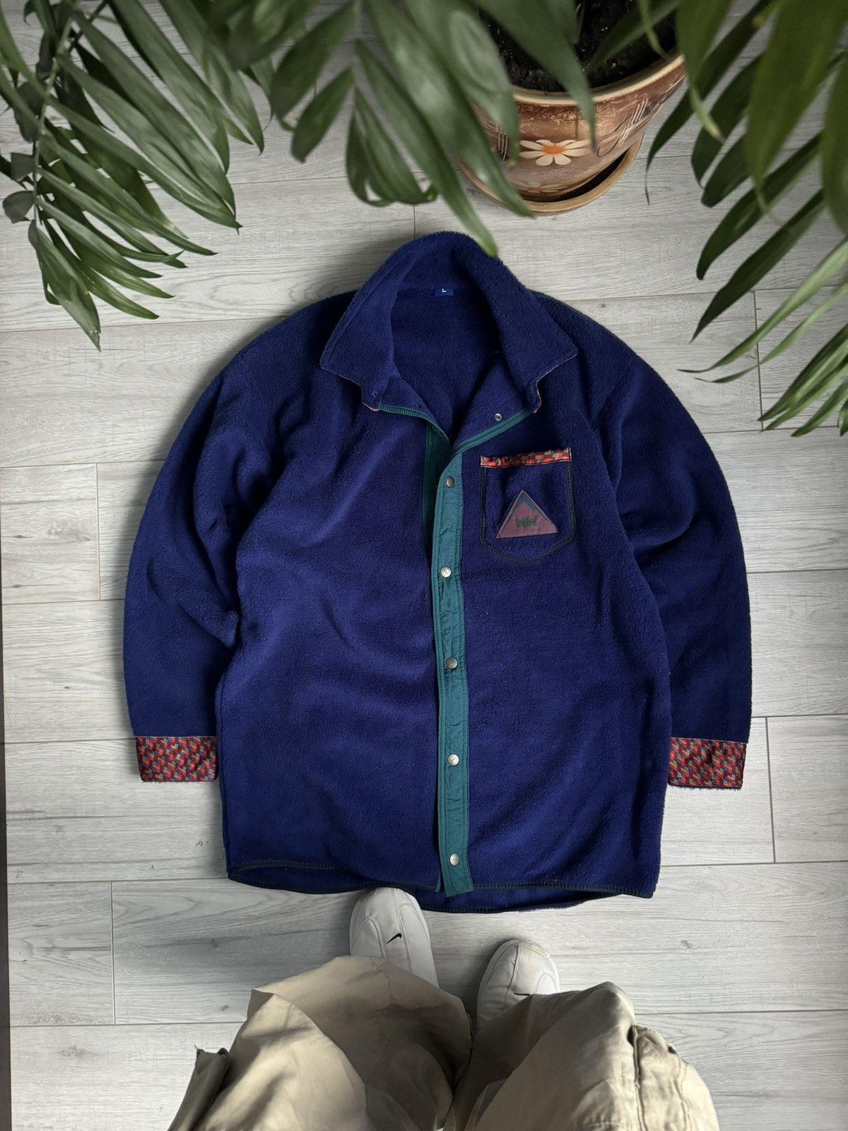 Helly Hansen × Vintage Vintage Outdoor Cozy fleece jacket 90’s Helly Hansen Size US L / EU 52-54 / 3 - 1 Thumbnail