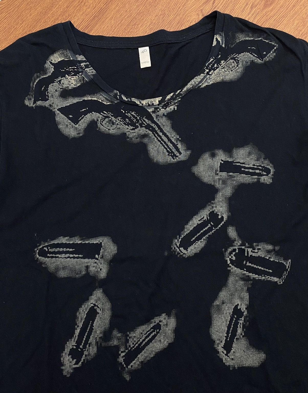 If Six Was Nine × Japanese Brand × Le Grande Bleu (L.G.B.) Topic Gun and bullet LS Size US M / EU 48-50 / 2 - 2 Thumbnail