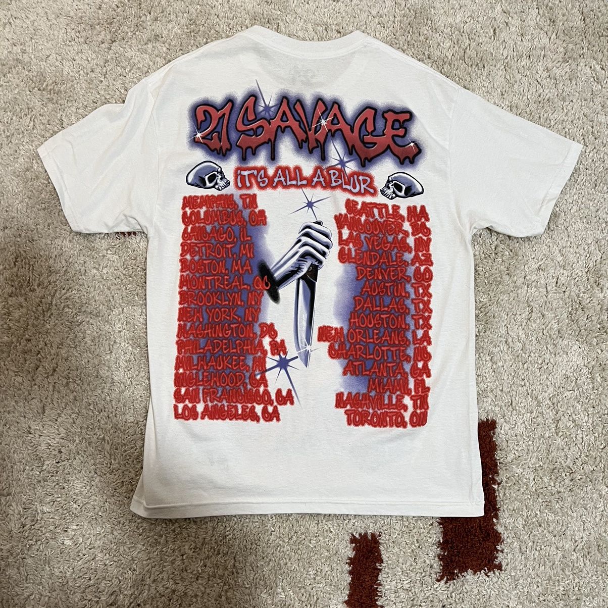 Drake ITS ALL A BLUR “SLAUGHTER GANG” TEE LARGE Size US L / EU 52-54 / 3 - 2 Thumbnail