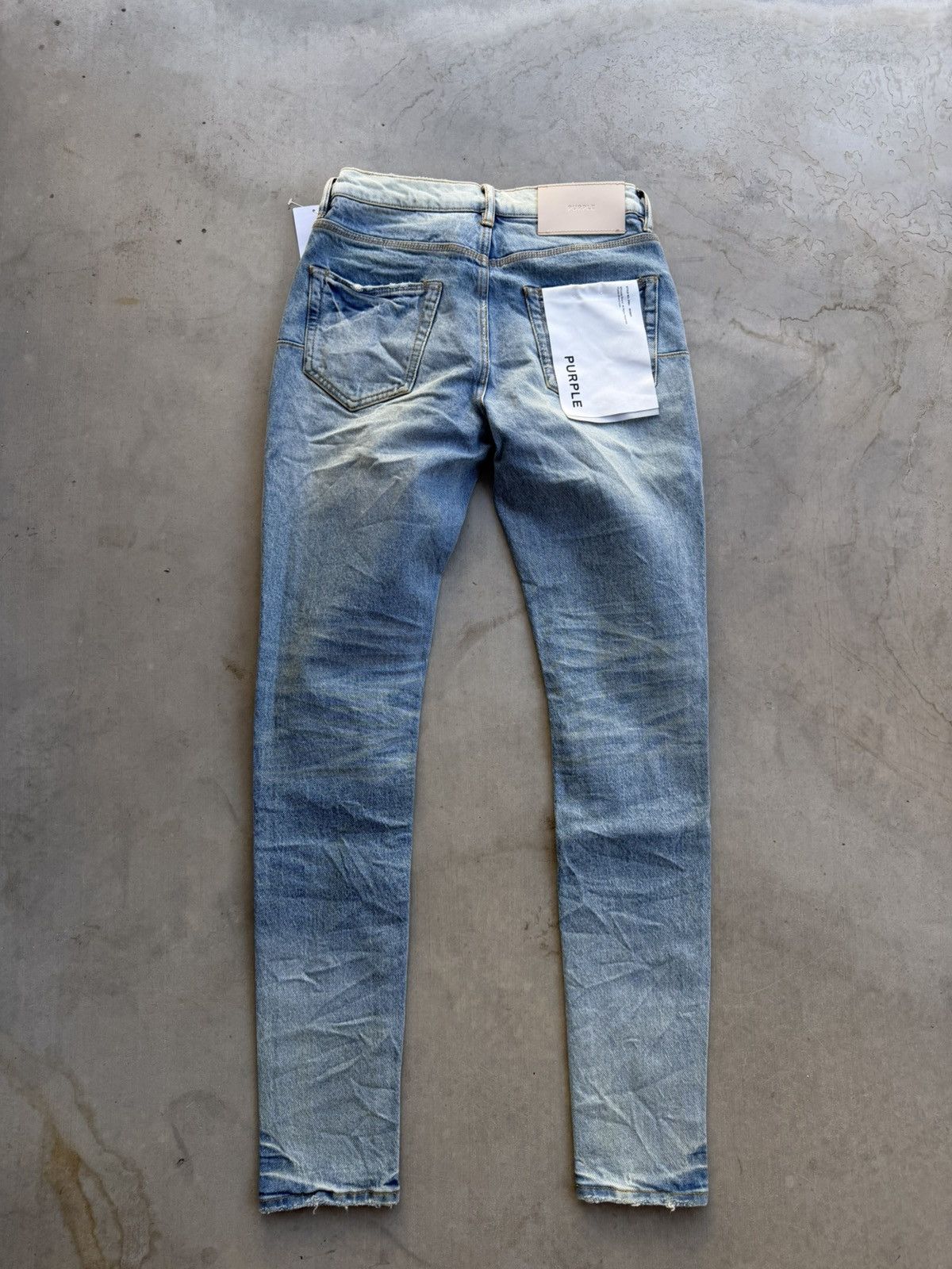 Purple Brand Purple Brand P001 Skinny Basalt Jeans Light Indigo 28 Waist Size US 28 / EU 44 - 2 Thumbnail