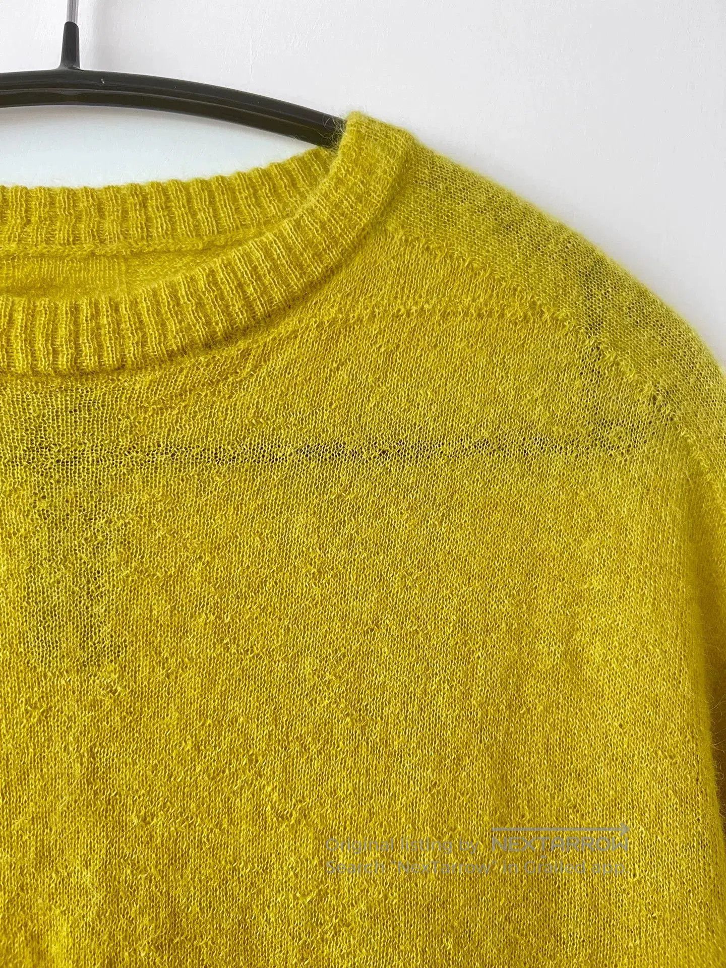 Rick Owens rick owens yellow knitted sweater top. Size XXS / US 00 / IT 34 - 2 Thumbnail