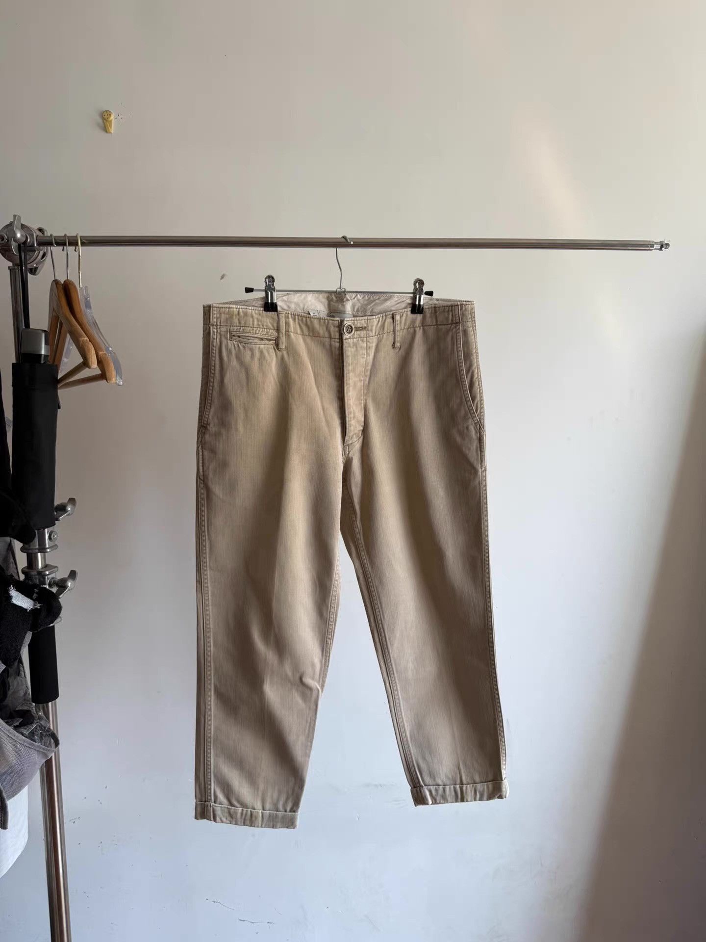 Visvim VISVIM 18SS Highc Water Chion Khaki Cropped Trousers Q17 Size US 36 / EU 52 - 1 Thumbnail