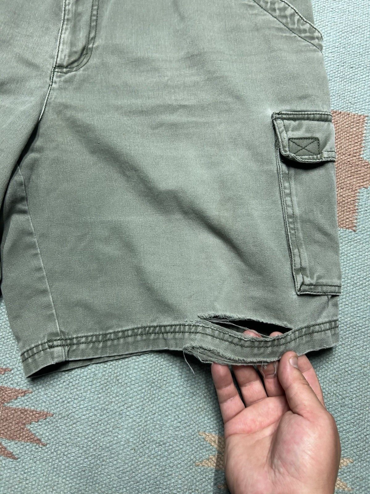 Faded Glory Faded glory cargo shorts chino twill utility distressed 36 Size US 36 / EU 52 - 3 Thumbnail
