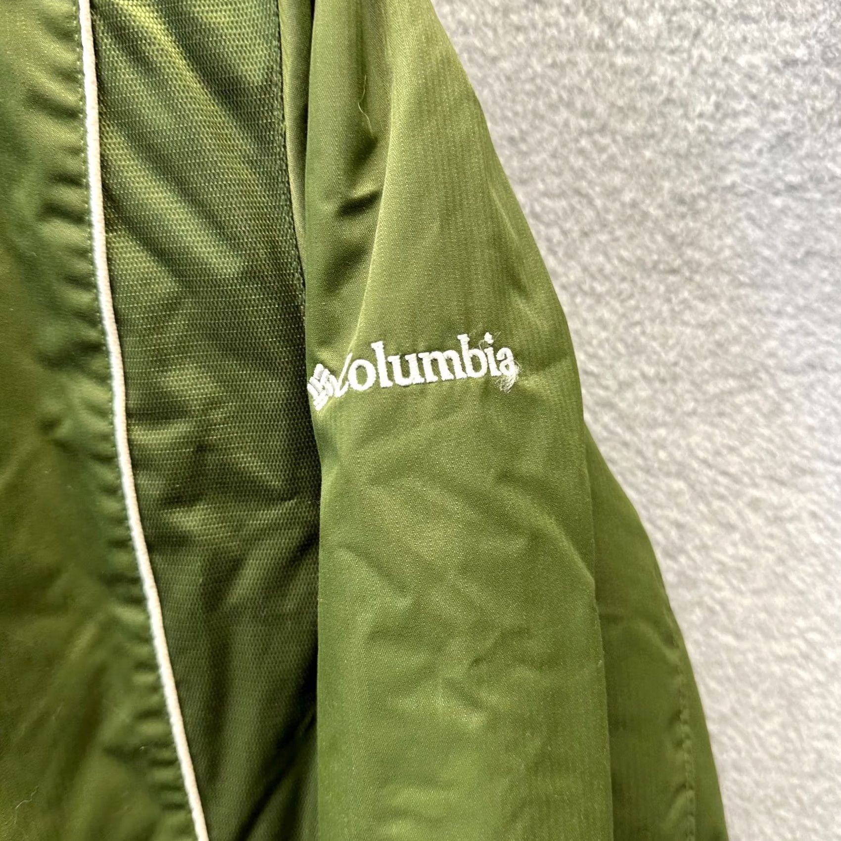 Vintage Columbia Jacket Womens Medium Green Waterproof Full Zip Winter Coat Hooded Size M / US 6-8 / IT 42-44 - 4 Thumbnail