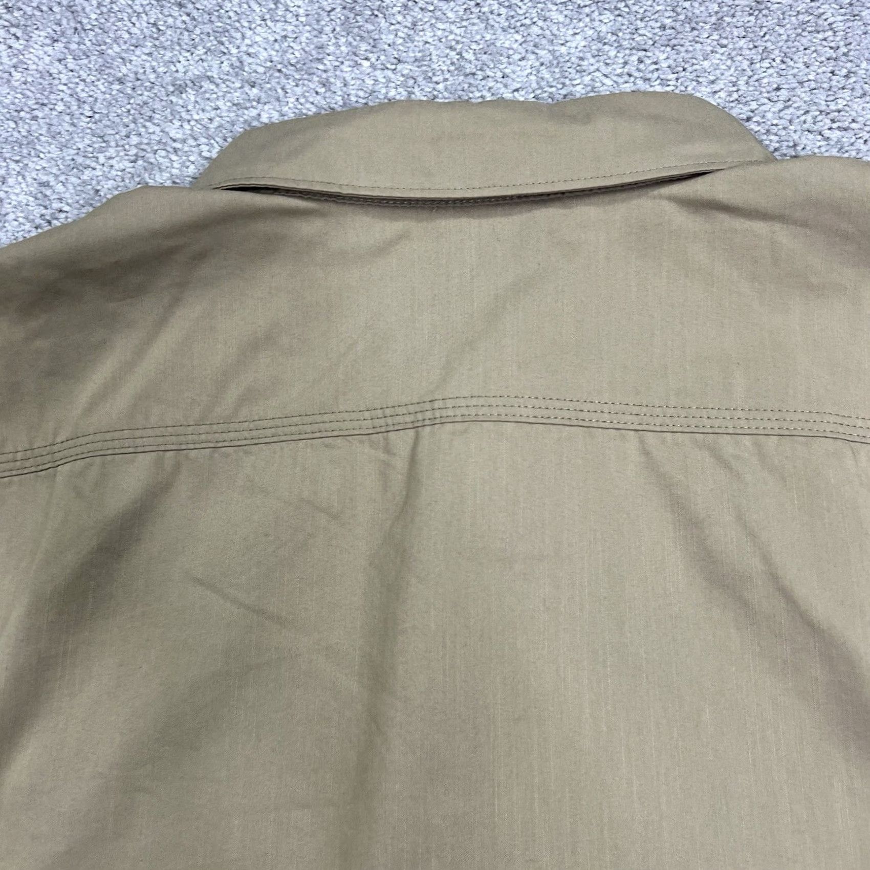 Carhartt Carhartt Force Ridgefield Shirt Mens 2XL Long Sleeve Embroidered Beige Relaxed Fit Button-Up Casual Workwear EUC Size US XXL / EU 58 / 5 - 7 Thumbnail