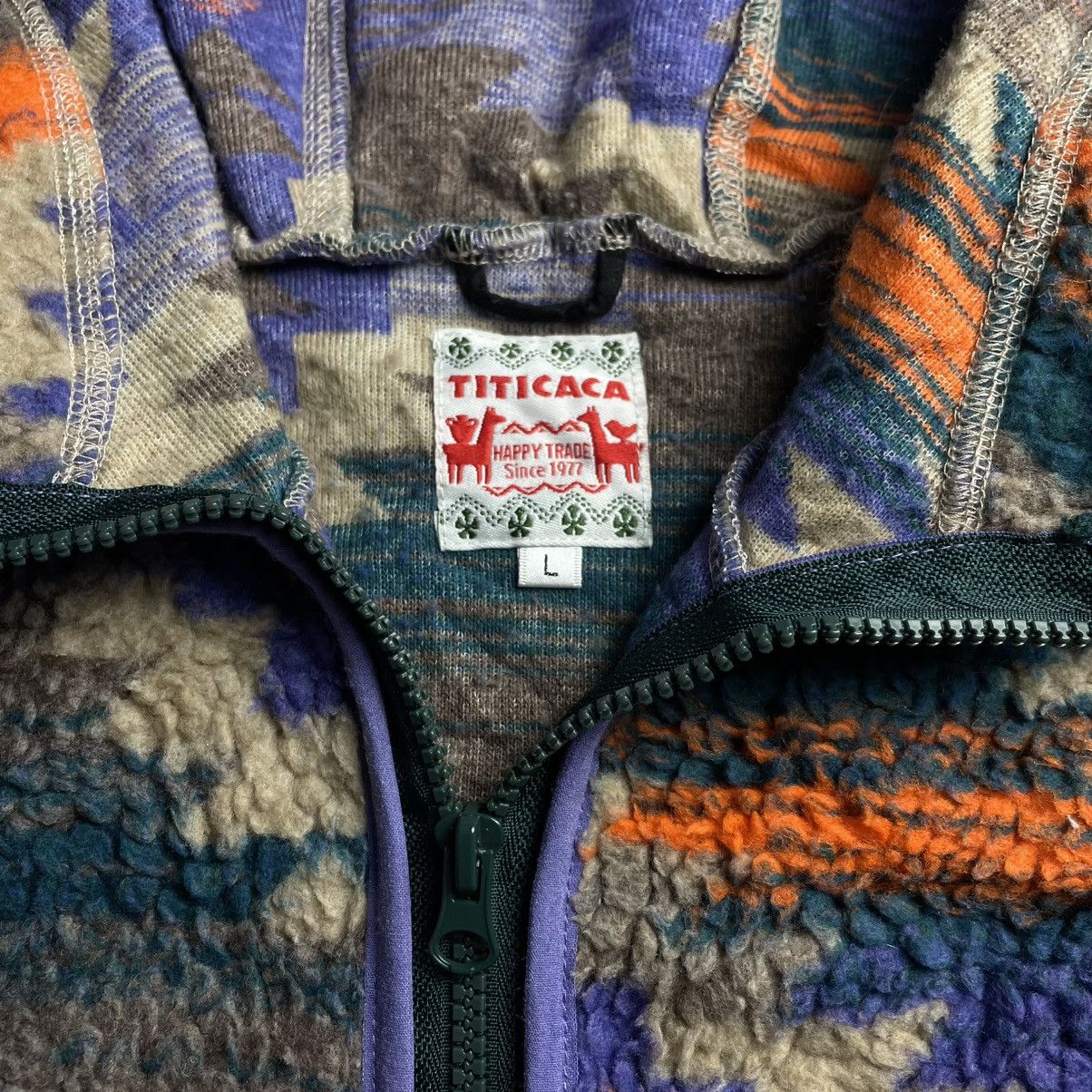 Kapital 🇯🇵 TITICACA COLOURFUL NATIVE FLEECE JACKET Size US L / EU 52-54 / 3 - 13 Thumbnail