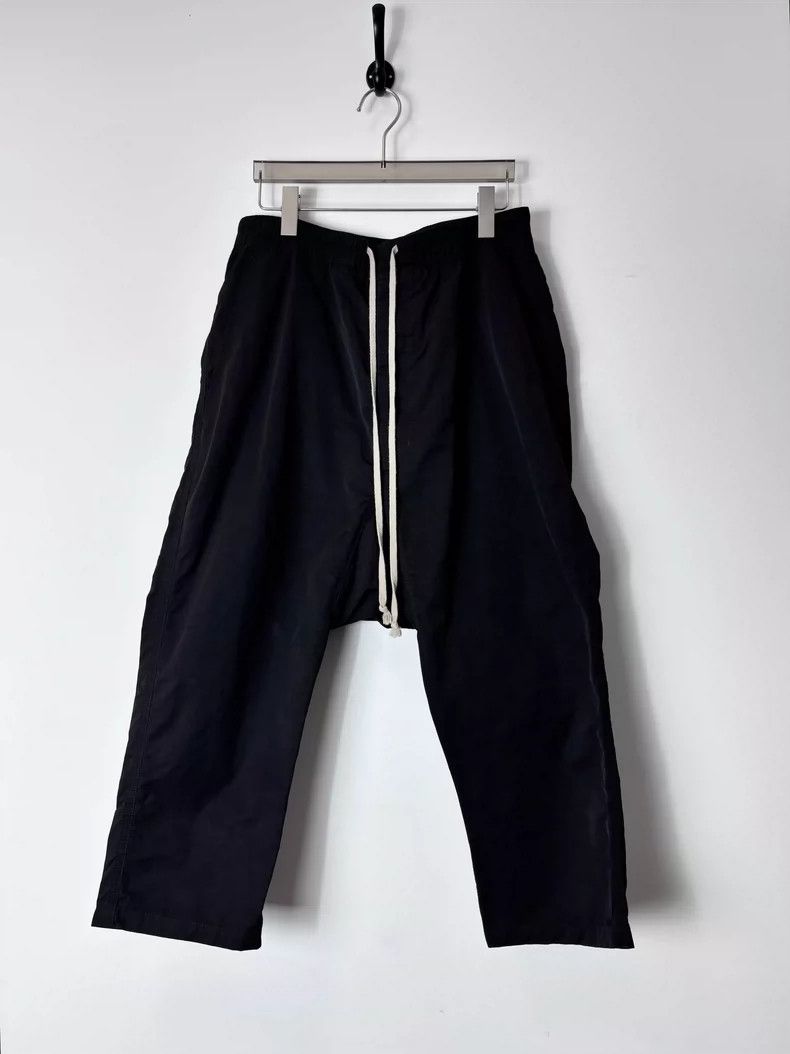 Rick Owens Black Drawstring Pants for Men