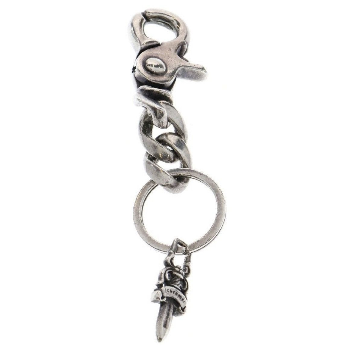 Chrome Hearts Chrome Hearts Classic Link Keychain Silver Size ONE SIZE - 2 Thumbnail