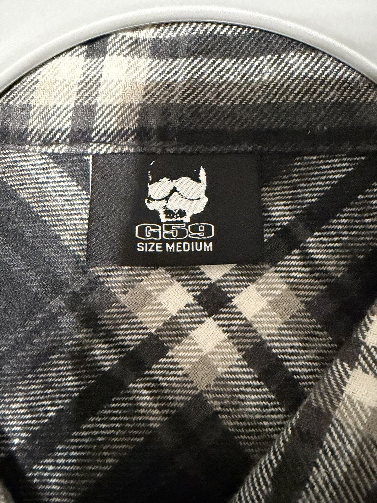 G59 Records G59 Shadow Plaid Flannel Shirt – New / Never Worn Size US M / EU 48-50 / 2 - 3 Thumbnail
