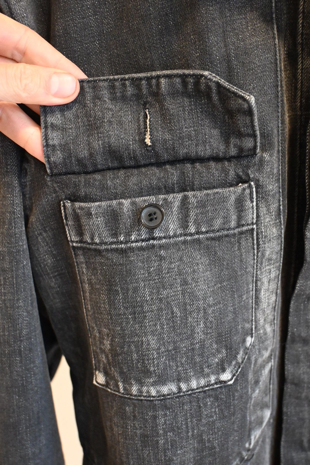 Dior Denim Hidden Placket Overshirt Size US S / EU 44-46 / 1 - 6 Thumbnail