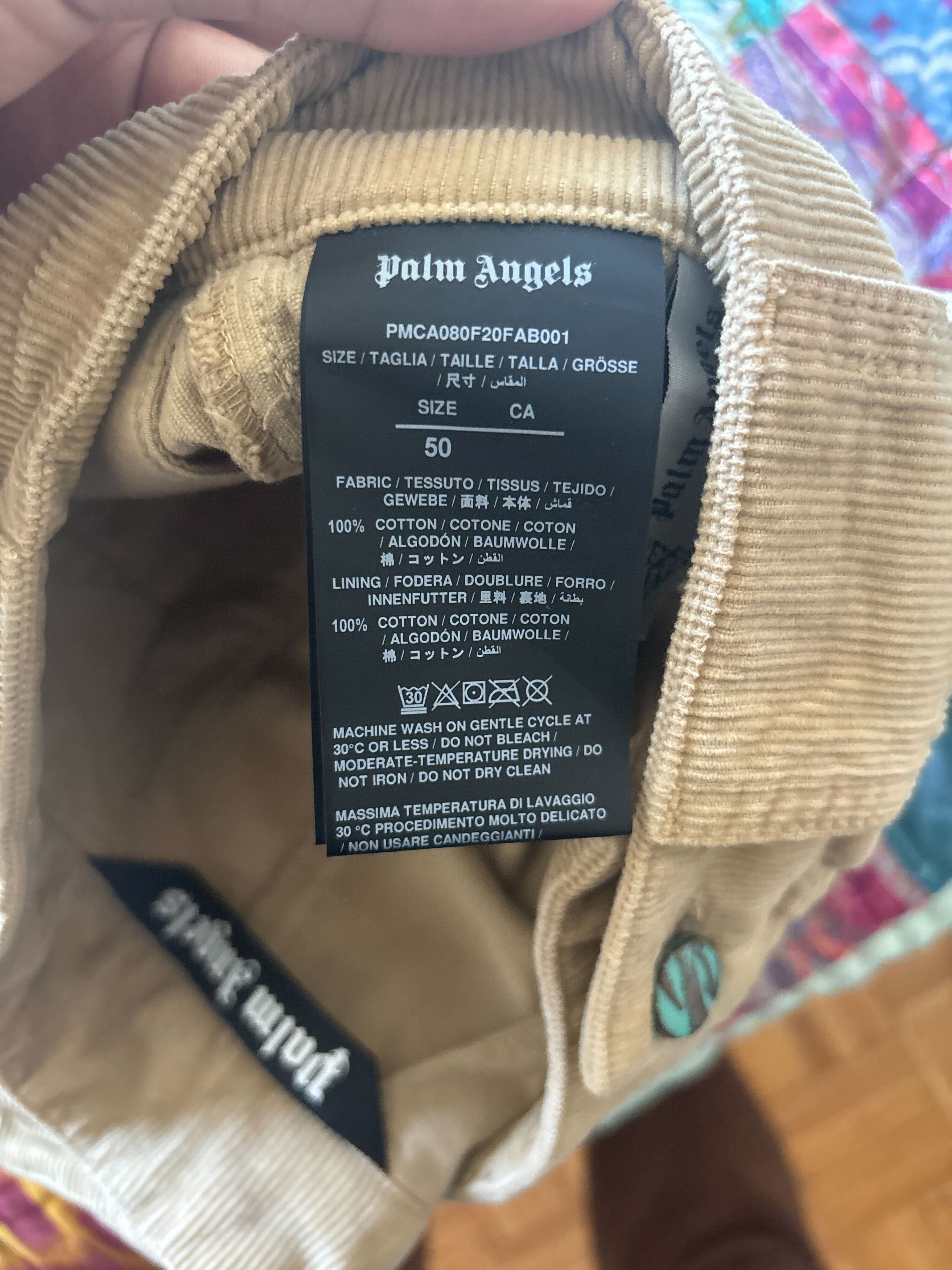Palm Angels Cropped Corduroy Trousers Size US 34 / EU 50 - 9 Thumbnail