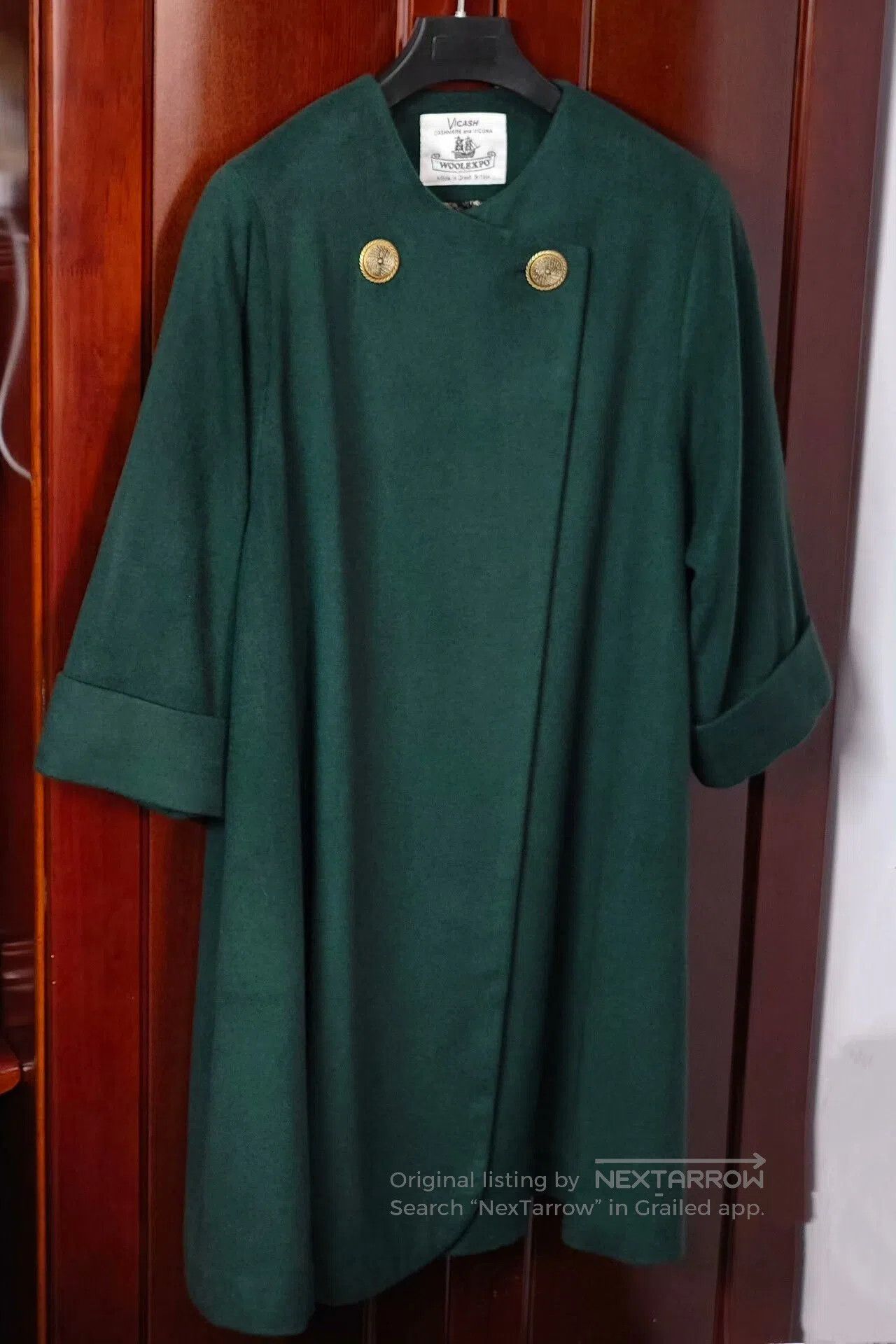 Japanese Brand Custom Cashmere and Vicuna Overcoat. Size XL / US 12-14 / IT 48-50 - 1 Thumbnail