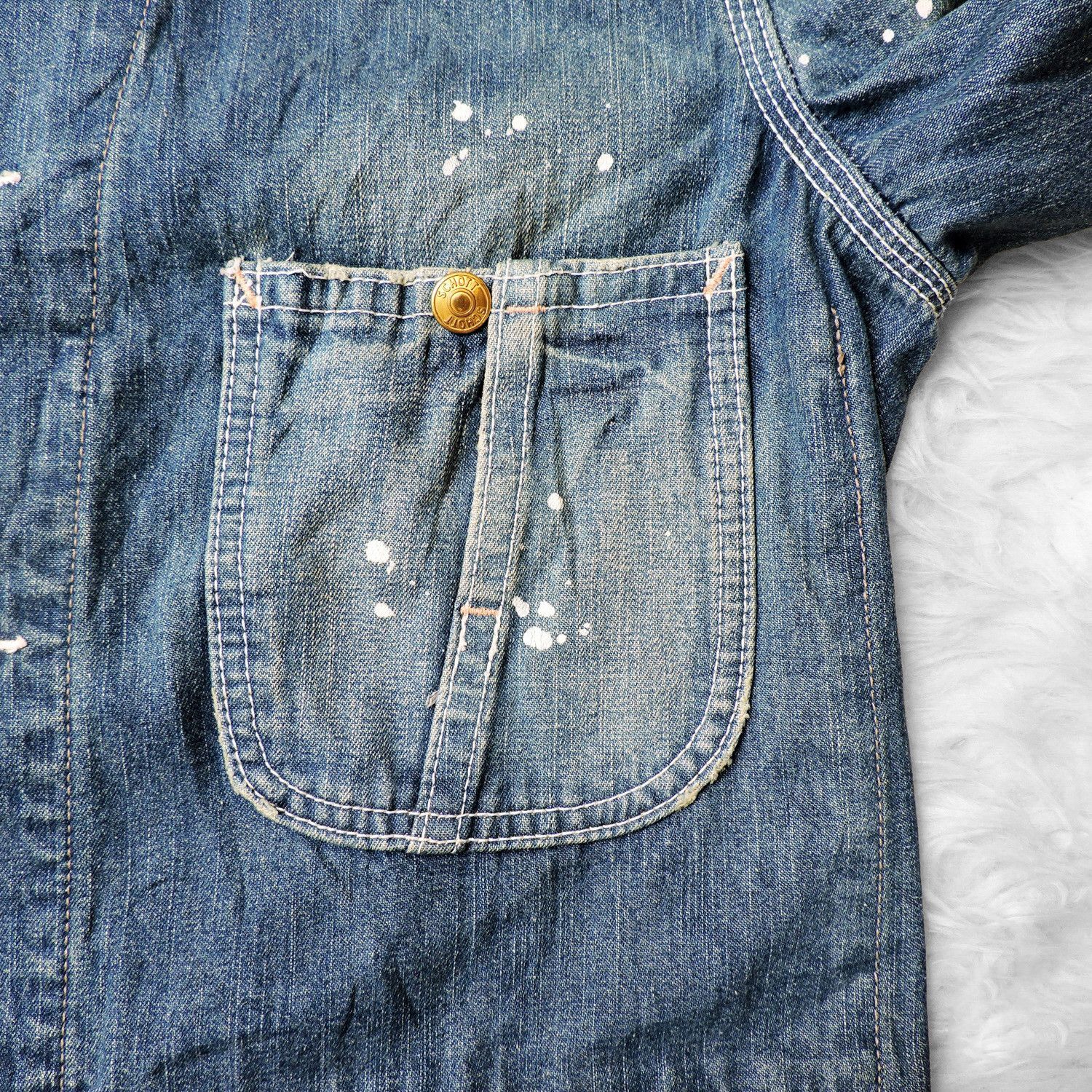 Schott SCHOTT NYC TOUGH GARMENT PERFECTO ENGINEER DENIM JACKET Size US M / EU 48-50 / 2 - 9 Thumbnail